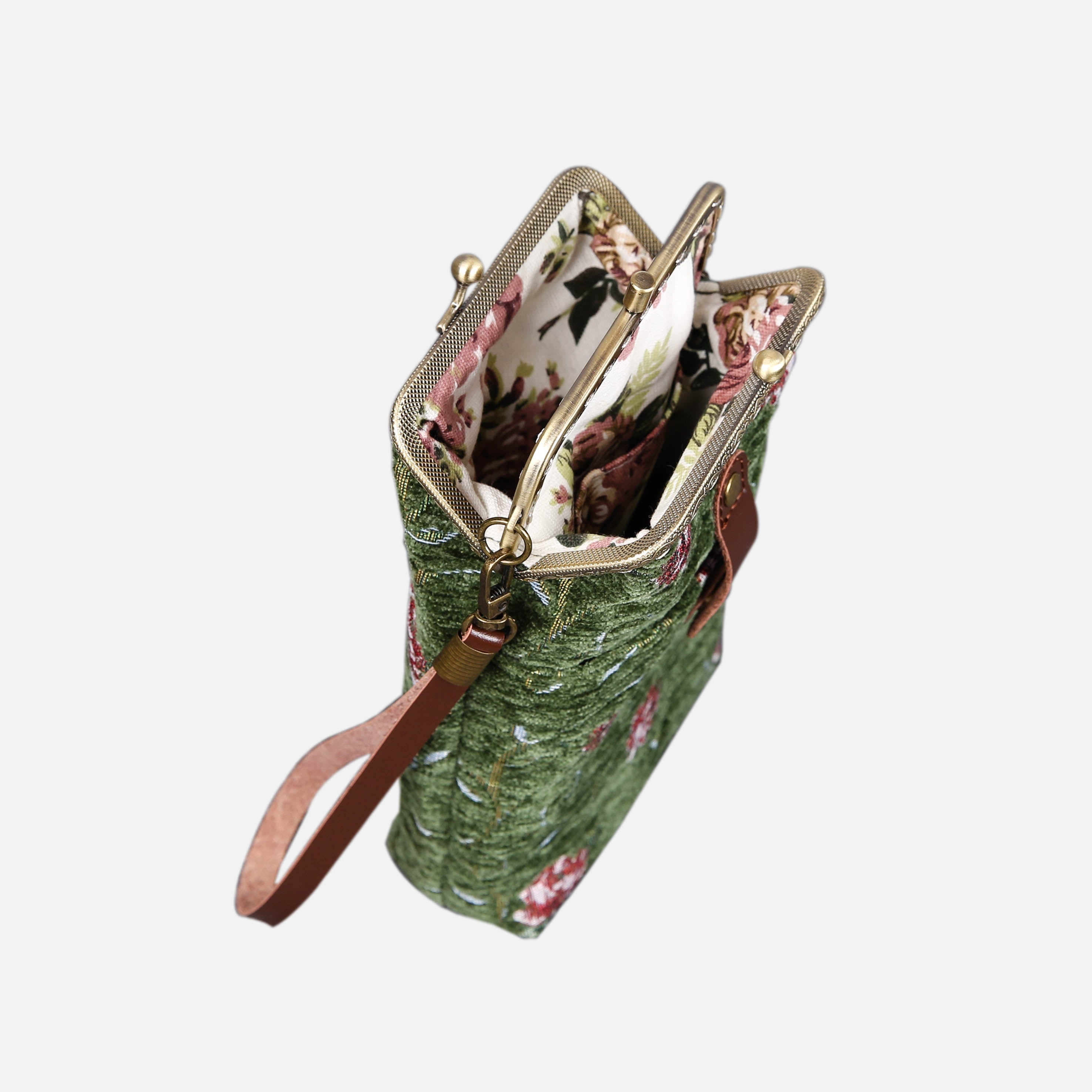 Rose Series Arugula Green Carpet Phone Case Carpetbag of America Climbing Rose standing