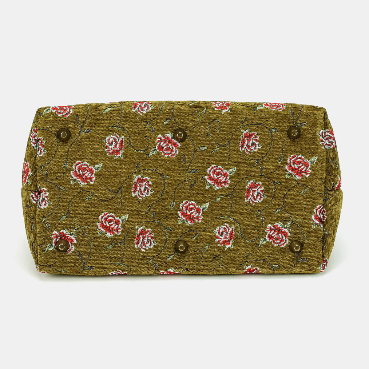 Climbing Rose Avocado Carpet Handbag Purse of America bottom