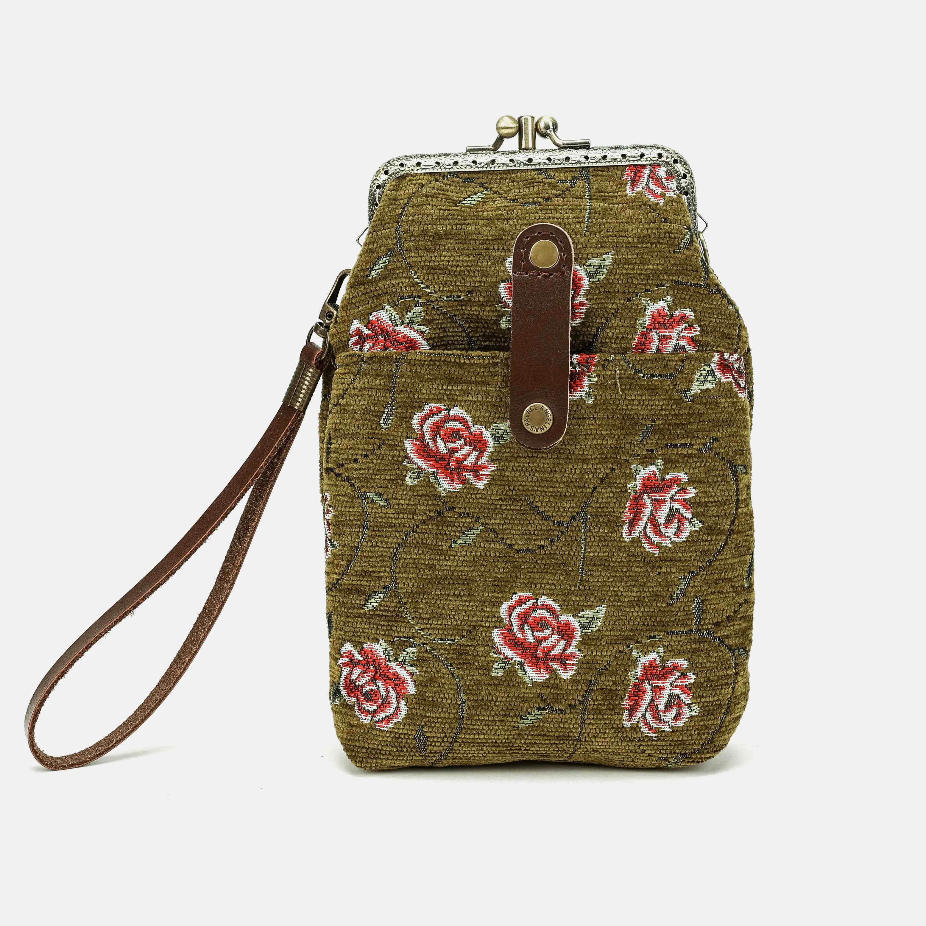 Climbing Rose Avocado Carpet Phone Case of America front