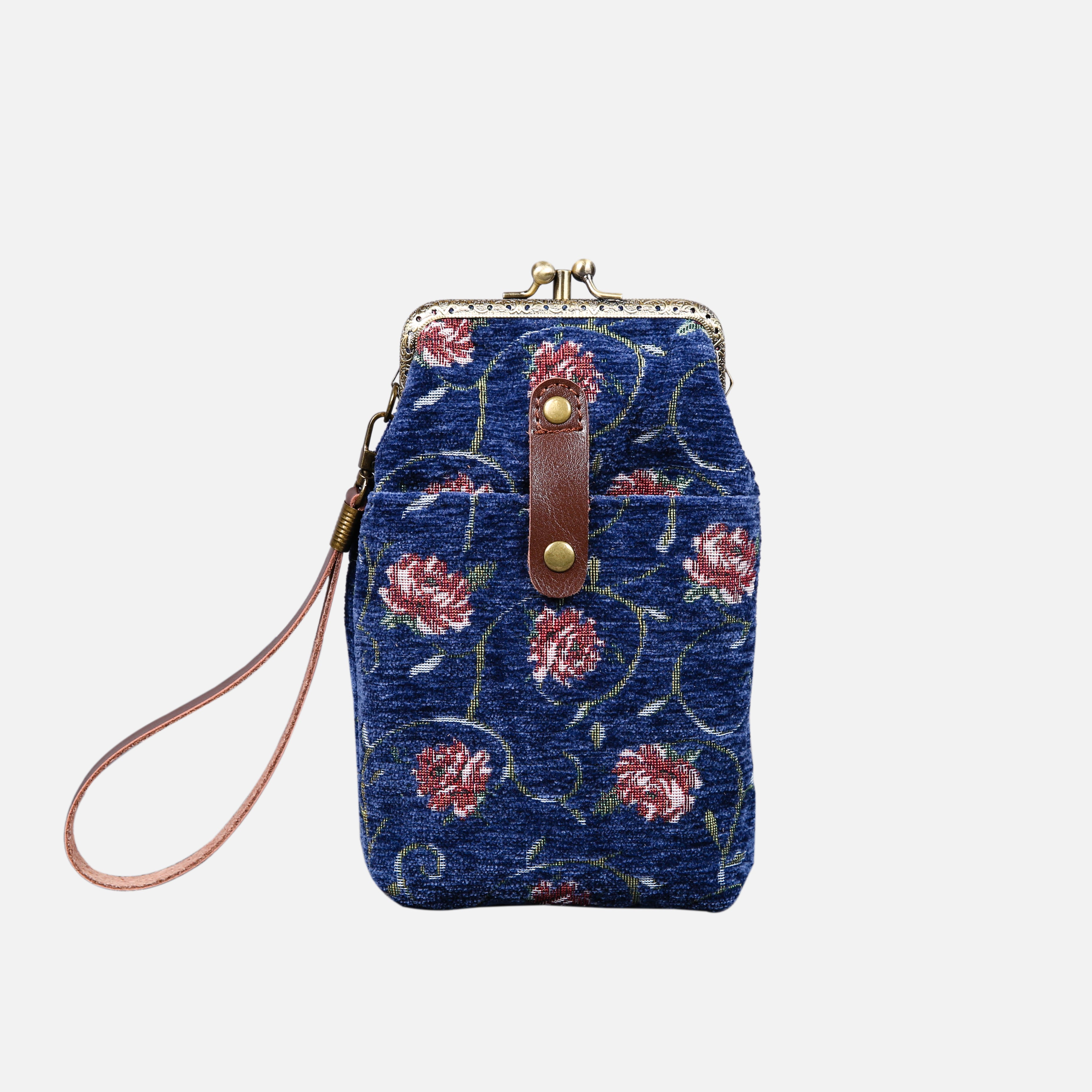 Climbing Rose Blue Series Carpet Phone Case Carpetbag of America Climbing Rose front