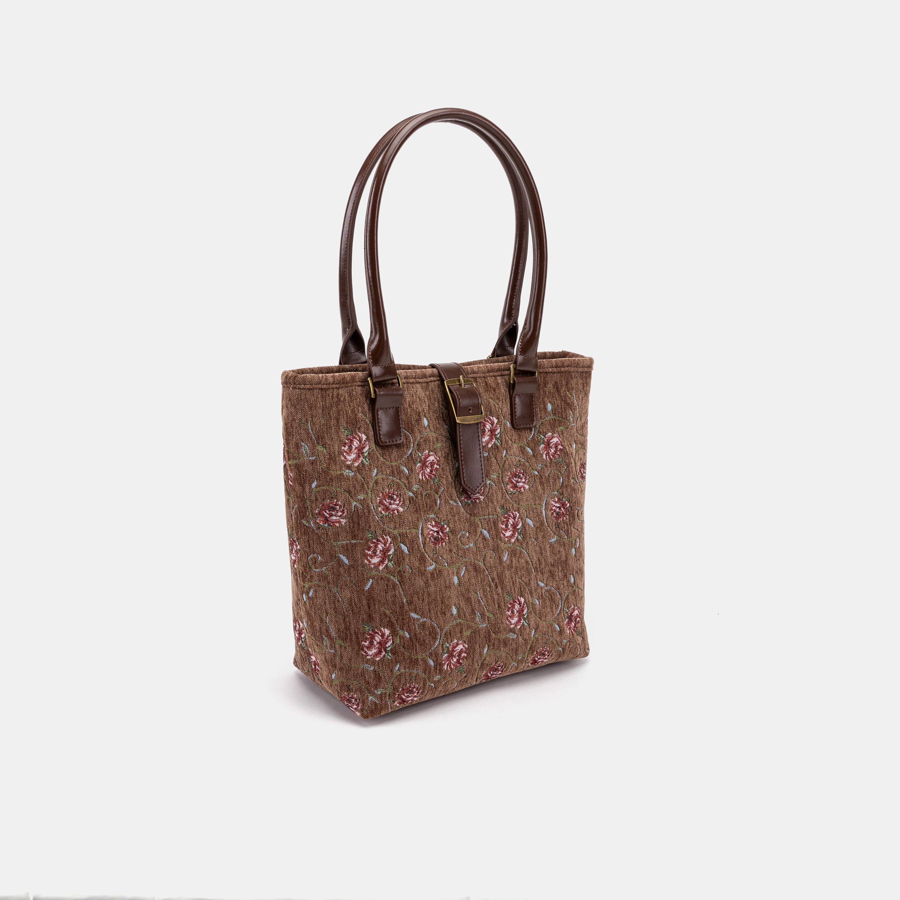 Climbing Rose Coffee Everyday Tote Bag of America front side