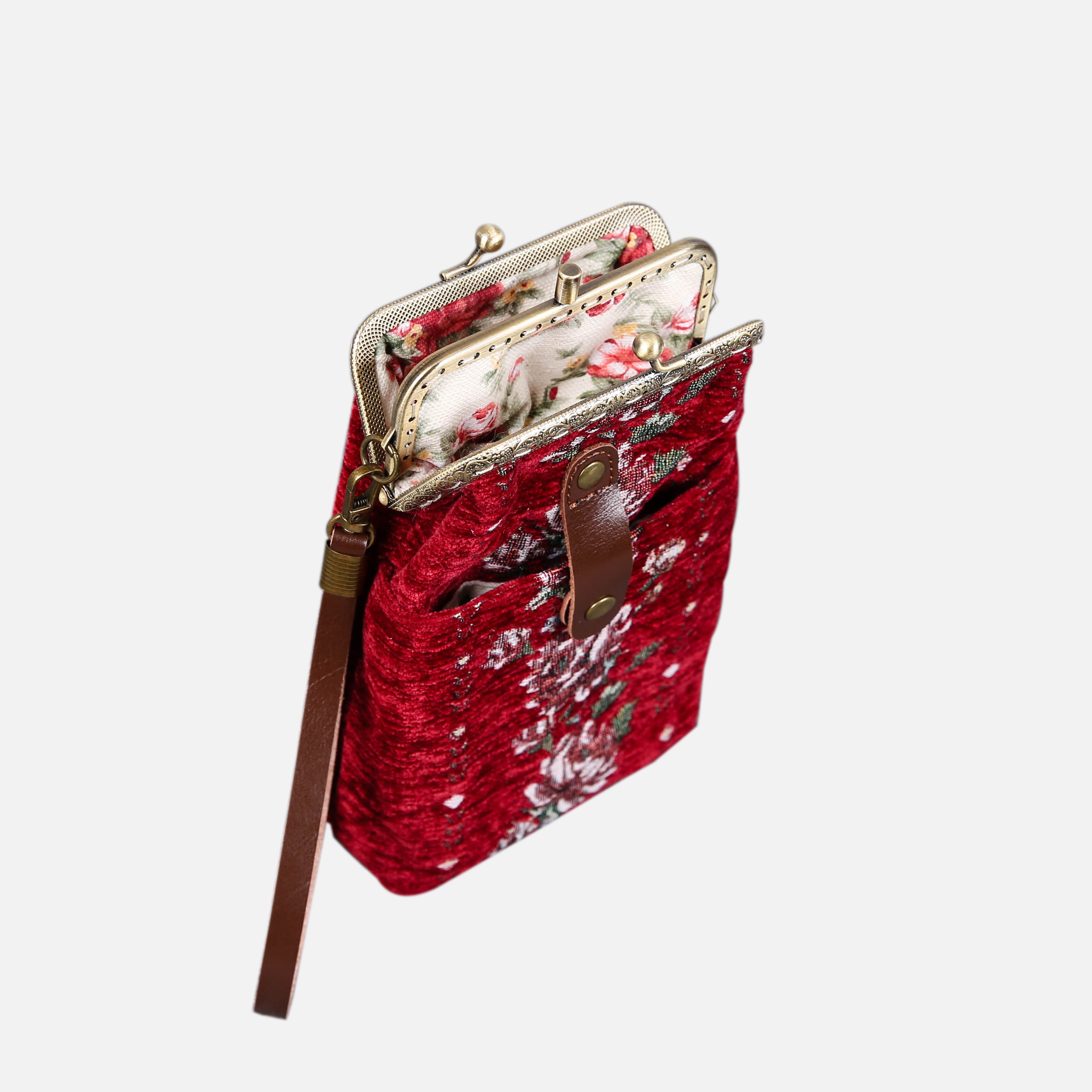 Climbing Rose Red Series Carpet Phone Case Carpetbag of America Rose Trail standing