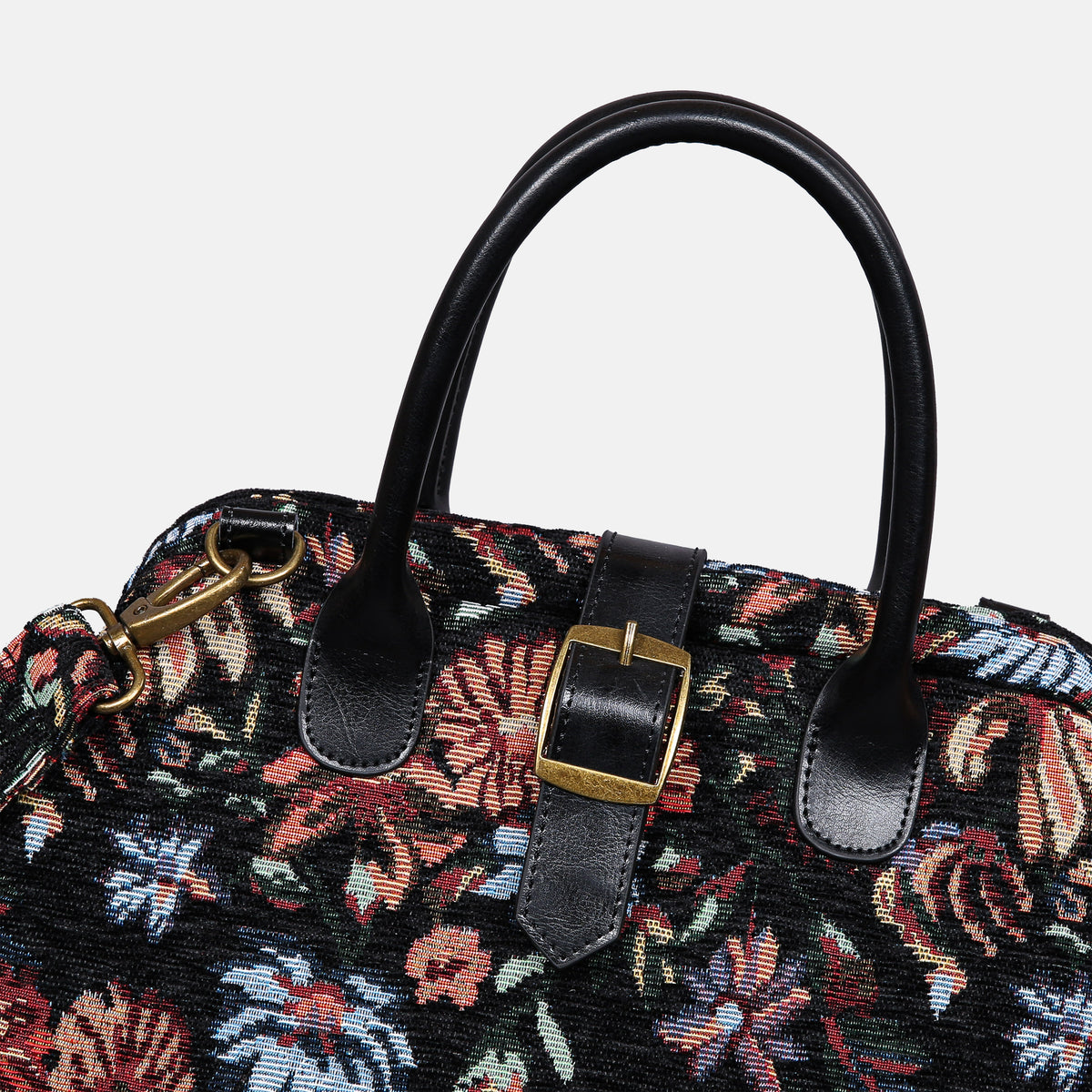 Colorful Cosmos Carpet Handbag Purse carpet bag MCW Handmade of America buckle
