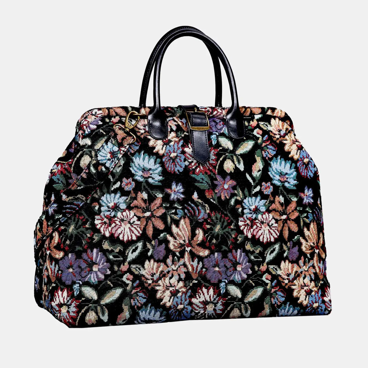 Colorful Cosmos Mary Poppins Weekender Carpetbag of America front
