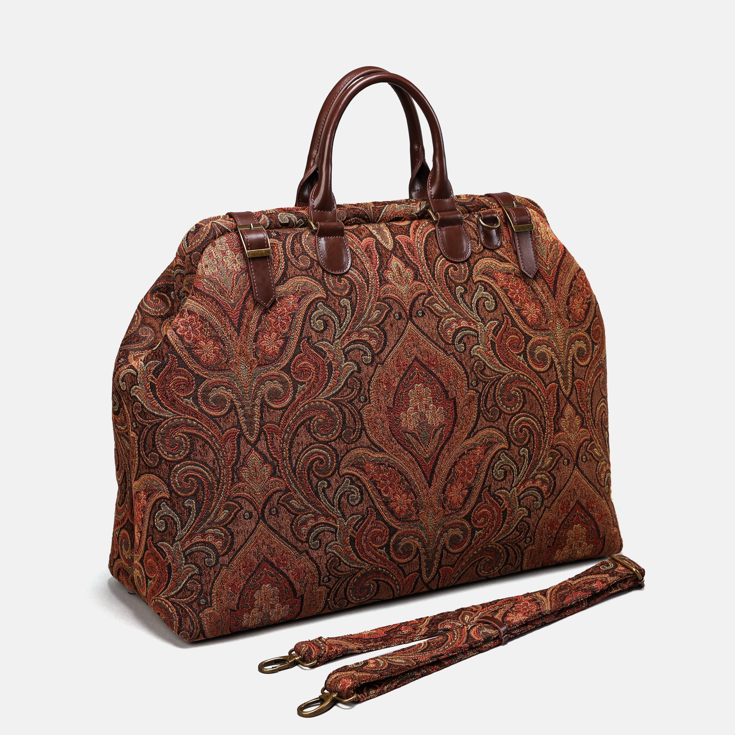 Damask D. Brown Men's Carpetbag of America main