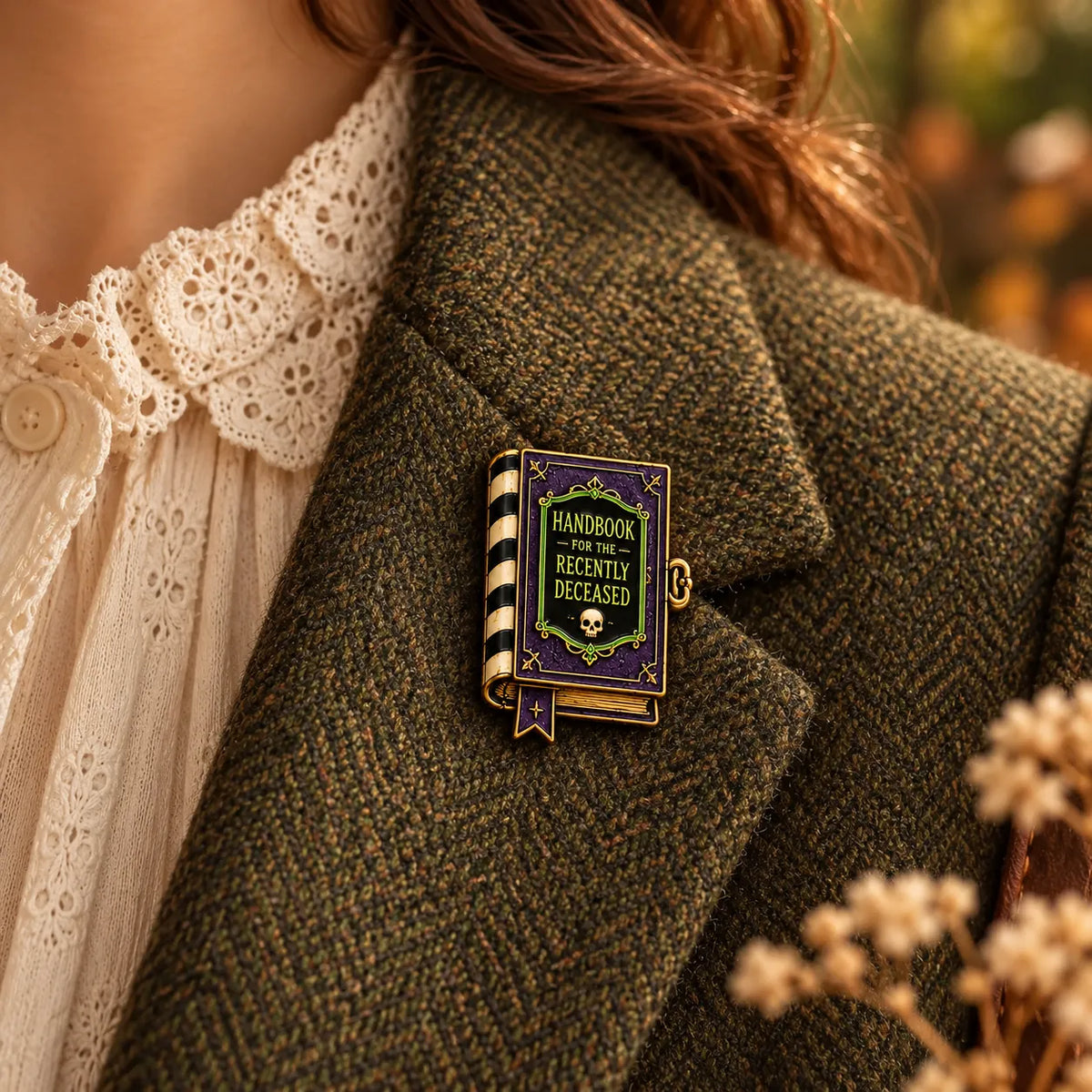 Beetlejuice Inspired Brooches | 6 Designs | MCW Handbook MODEL