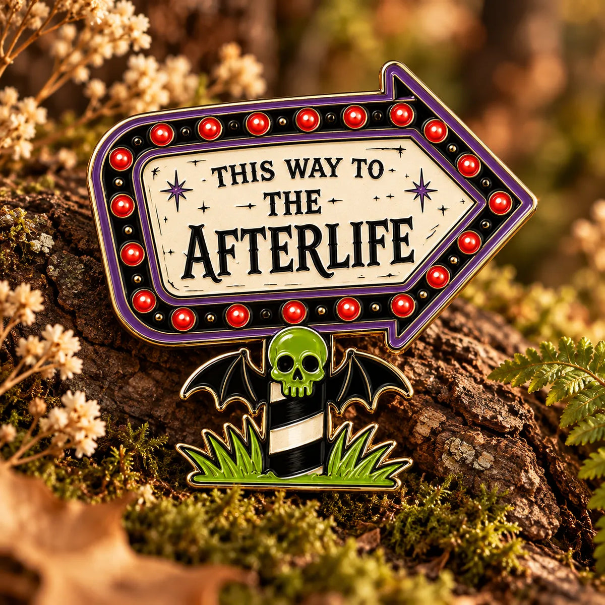 Beetlejuice Inspired Brooches | 6 Designs | MCW This Way to the Afterlife