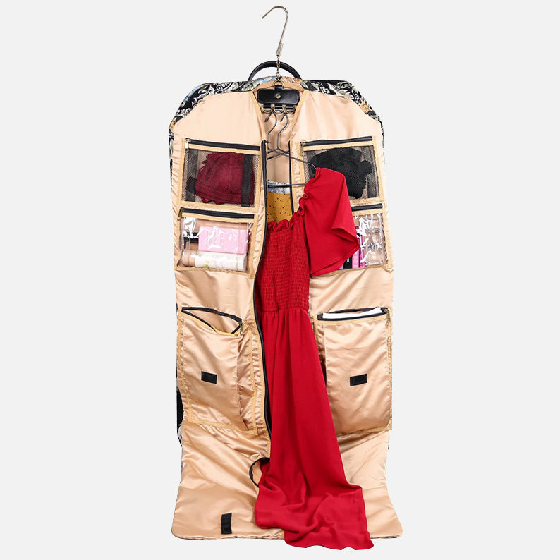 Eternal Elegance Black Carpet Garment Bag carpet bag of America in use