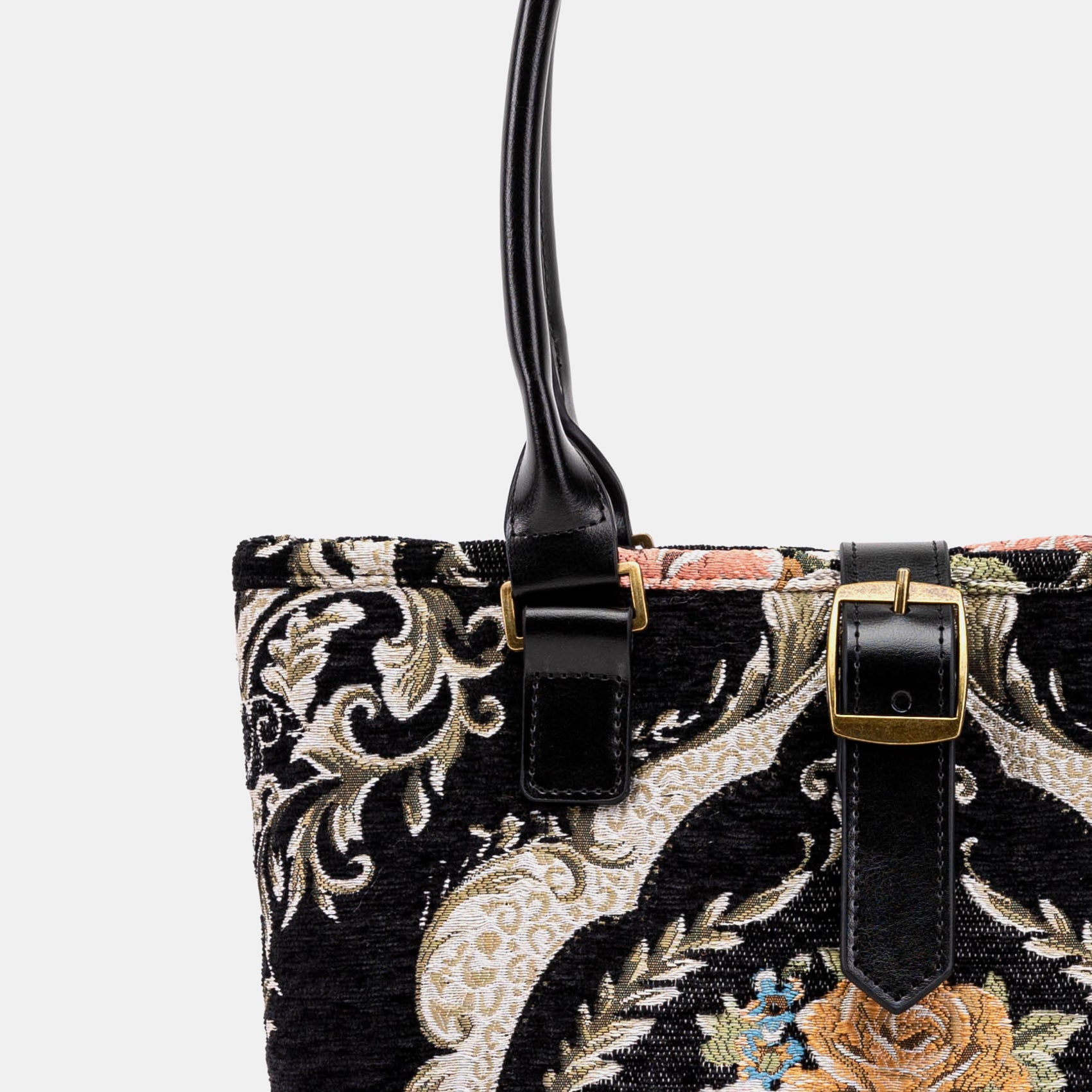 Eternal Elegance Black Everyday Tote Bag of America detail
