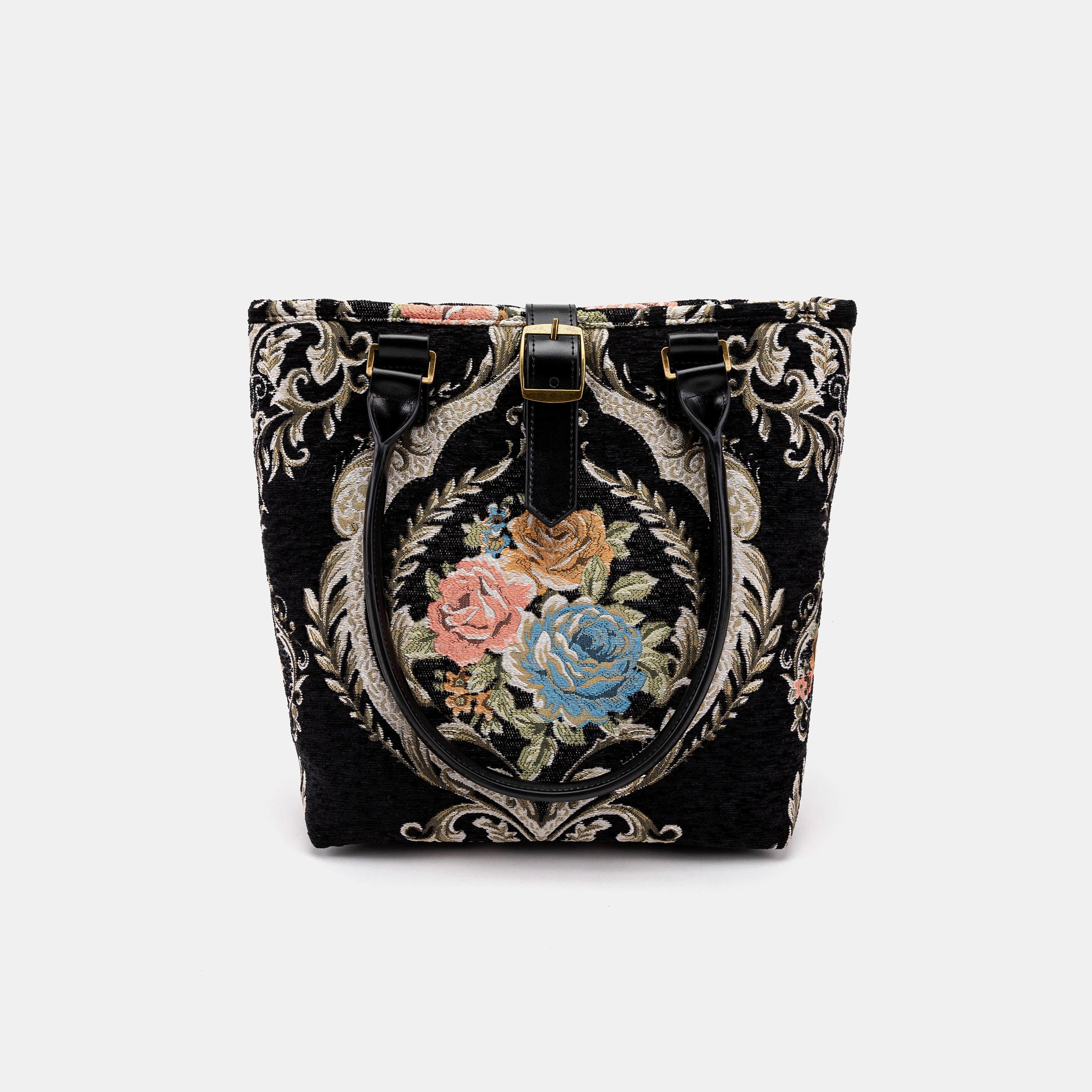 Eternal Elegance Black Everyday Tote Bag of America with shoulder strap