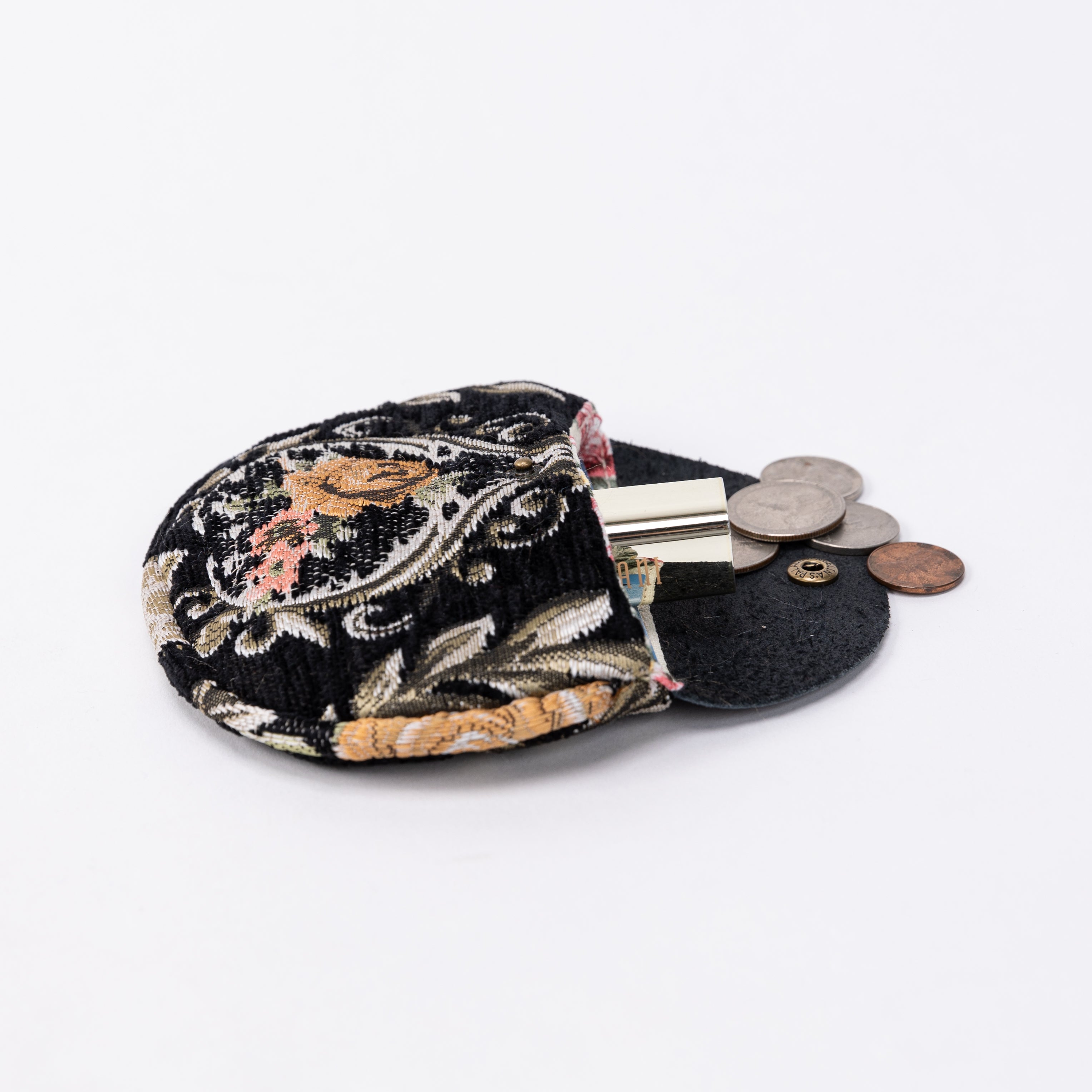 Eternal Elegance Black Rosary Bag front