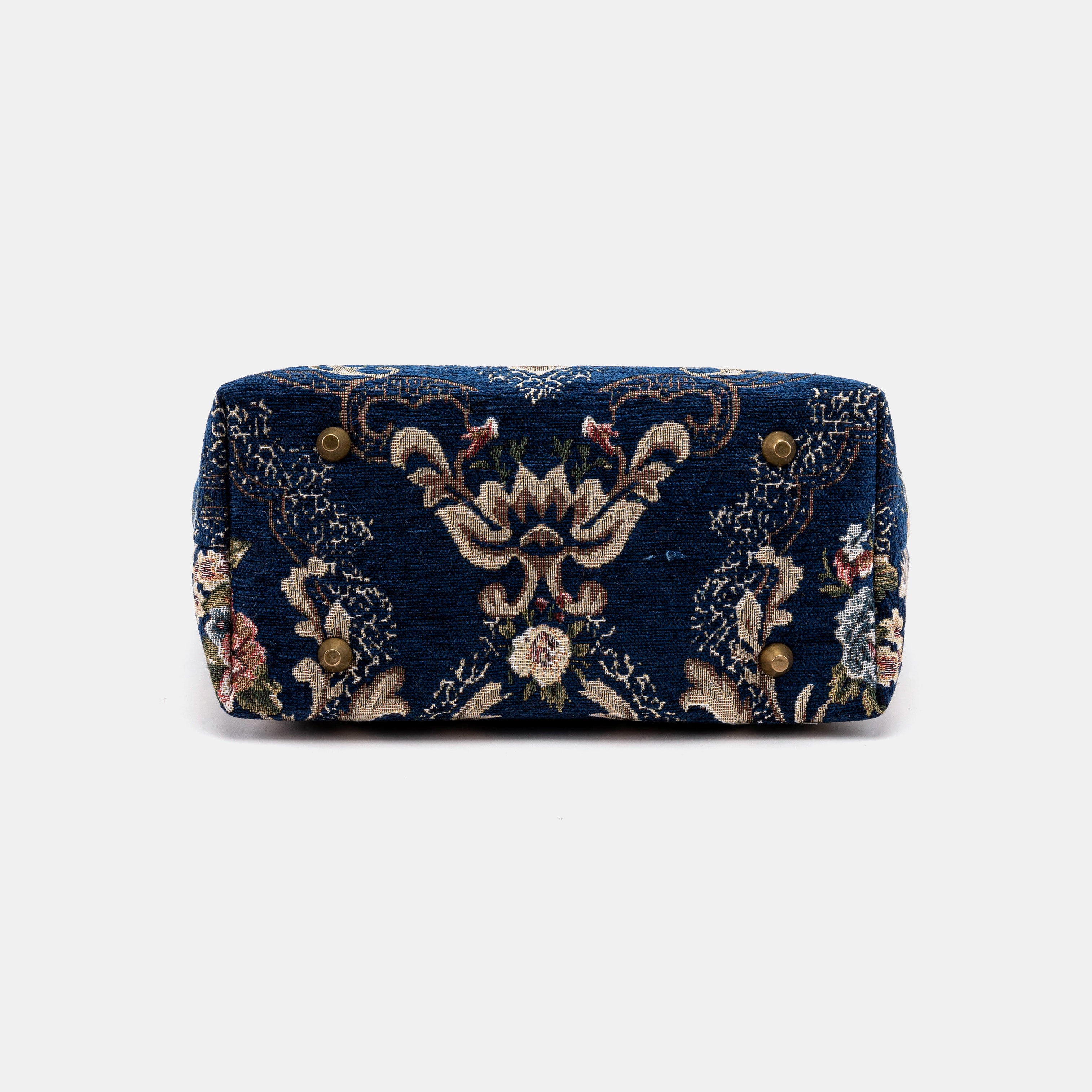 Floral Blue Everyday Tote Bag of America bottom