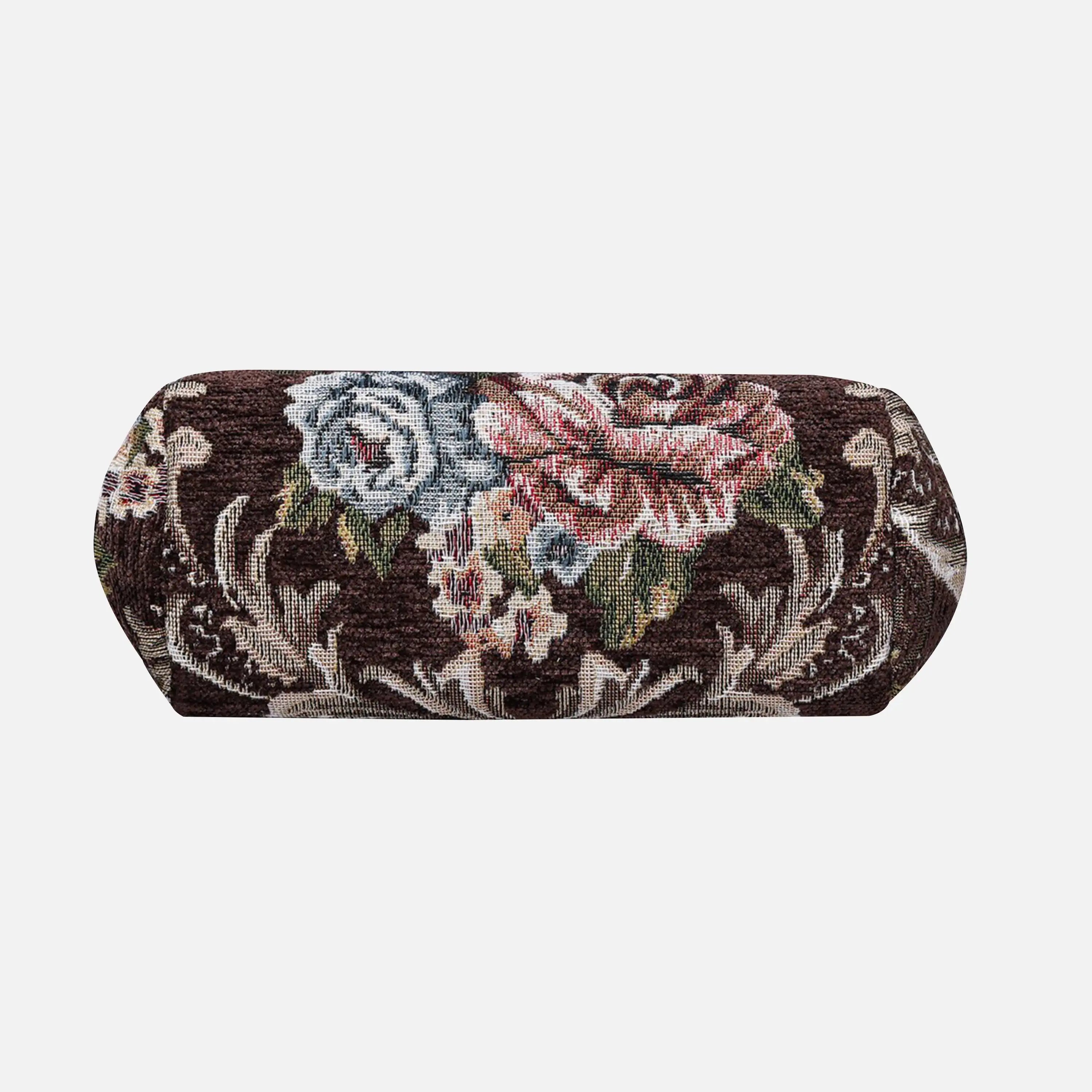 Floral Brown Evening Bag Clutch carpet bag of America bottom