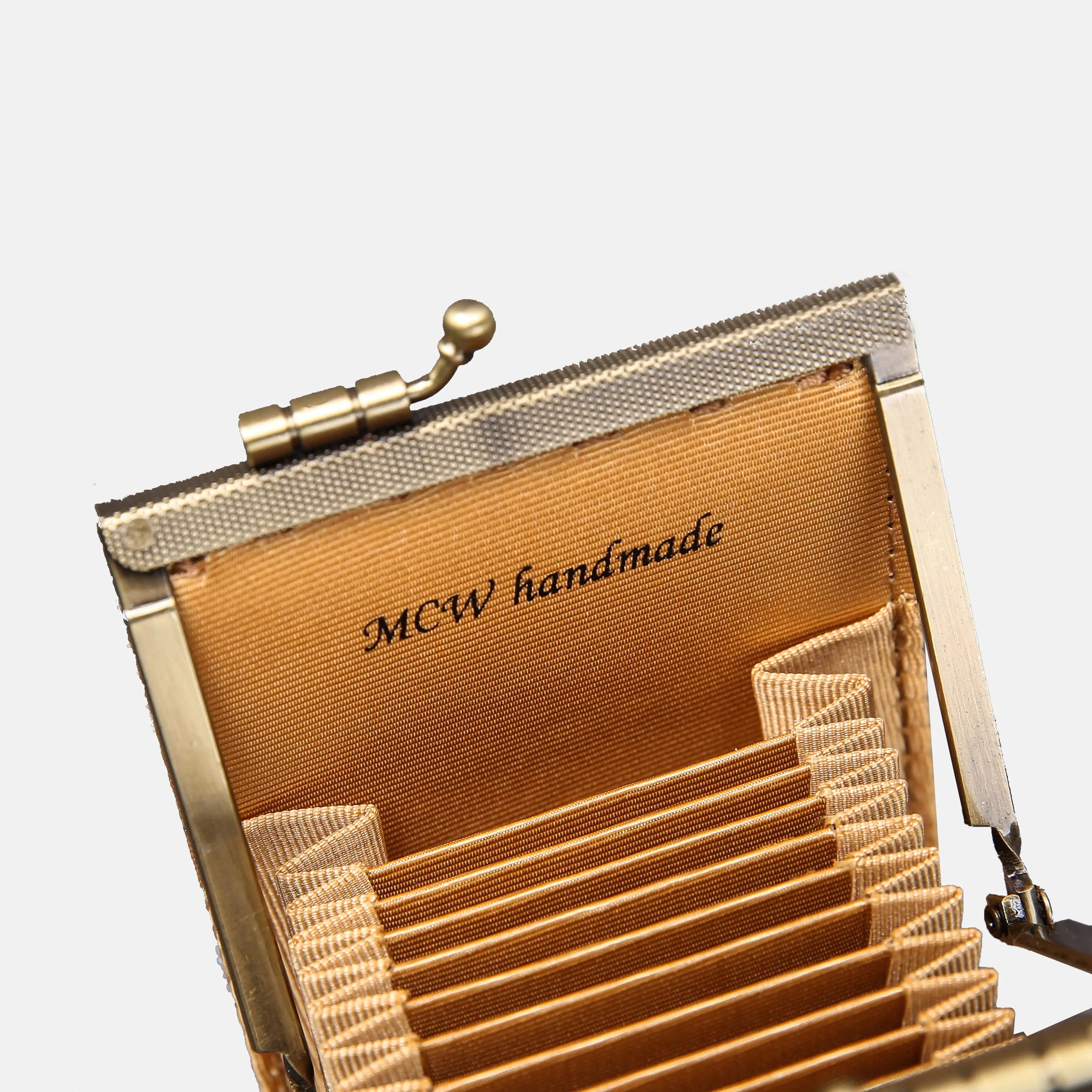 Floral Cream Card Wallet of America logo
