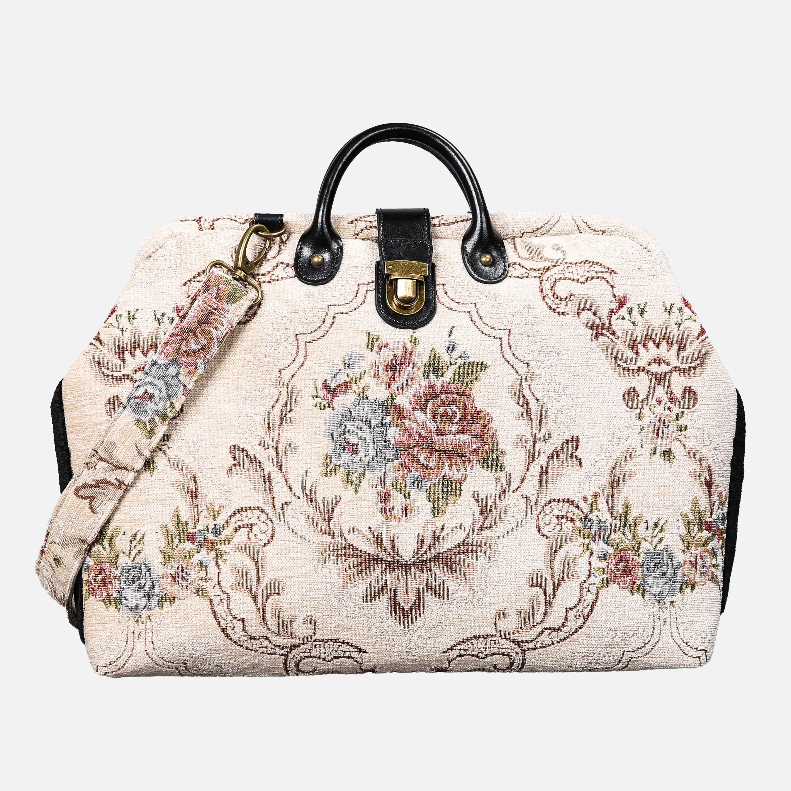 Floral Cream carpet bag of America main