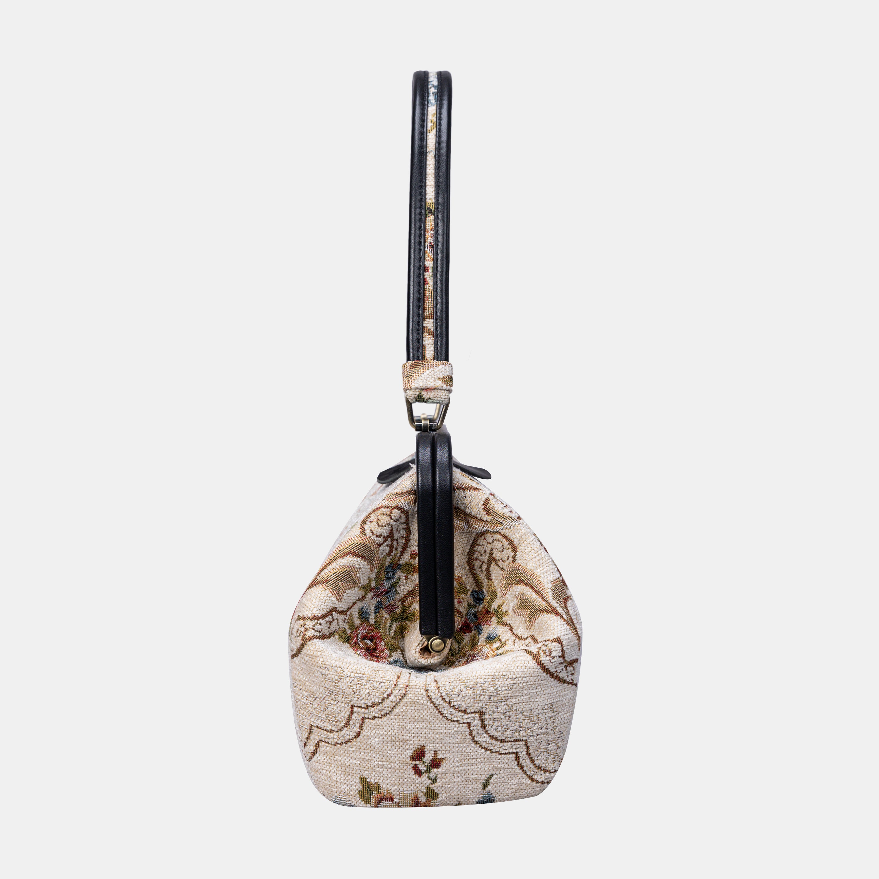 Floral Cream Shoulder Bag of America
side