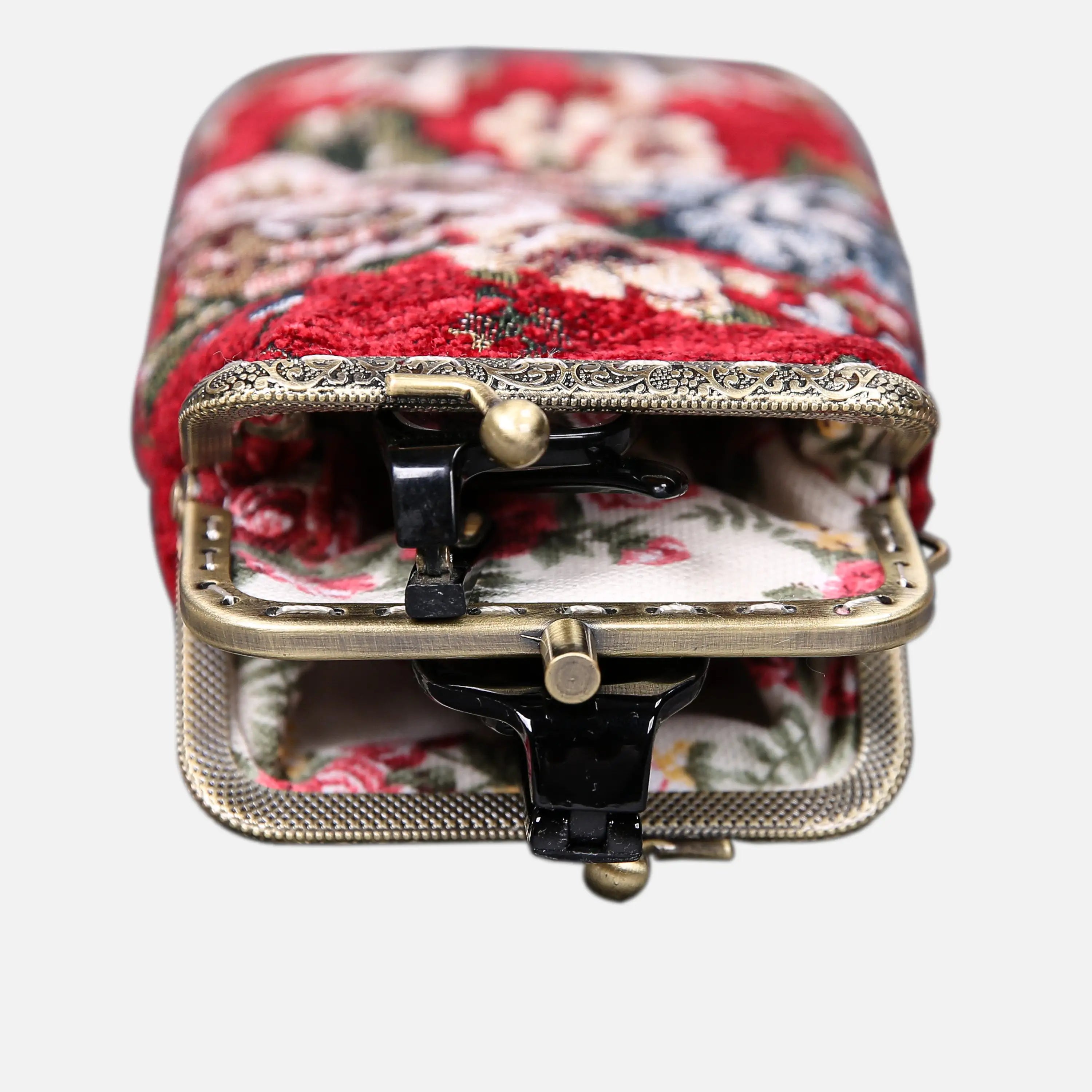 Floral Red Carpet Eyeglasses Case of America with glasses-4