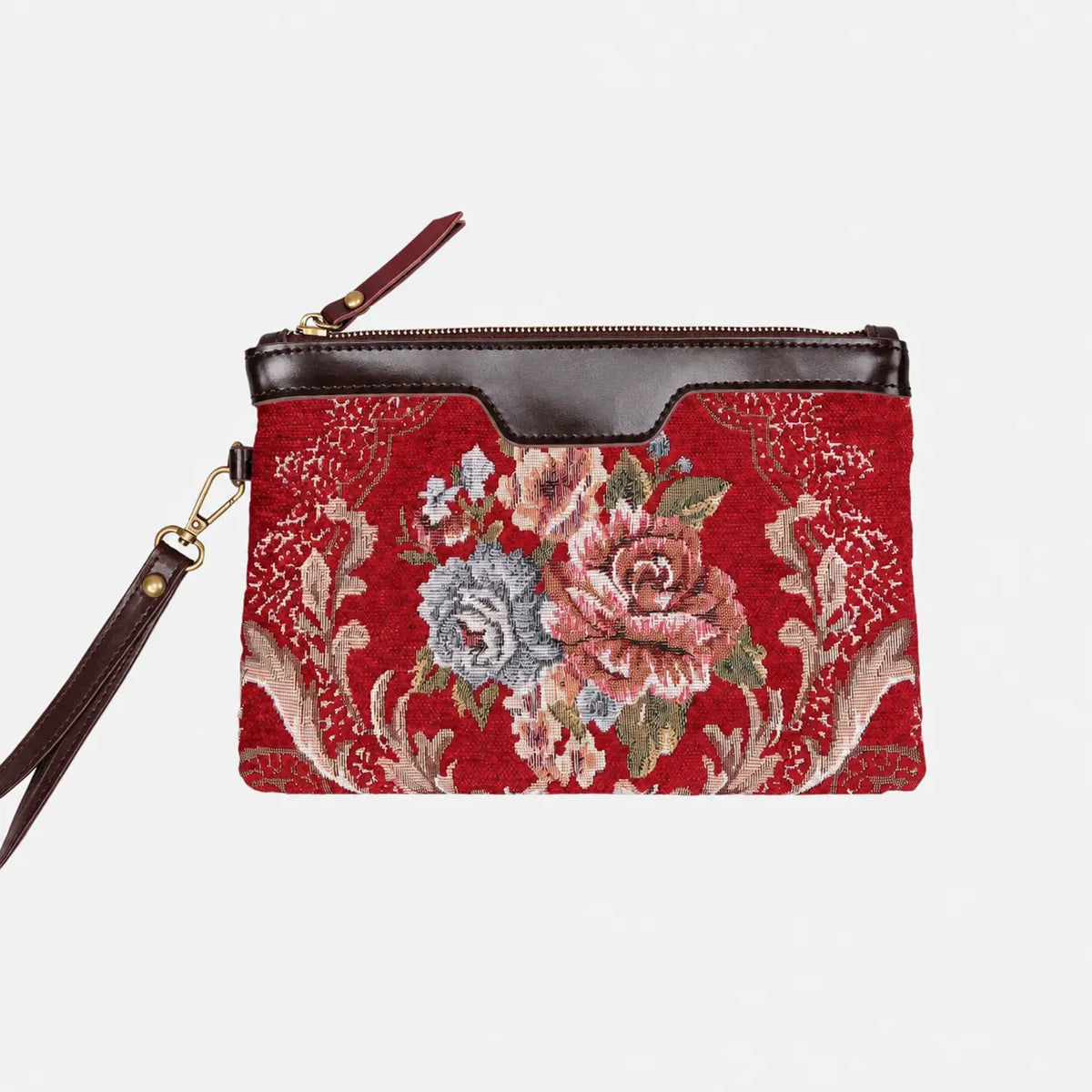 Floral Red Color carpet bag MCW Handmade main