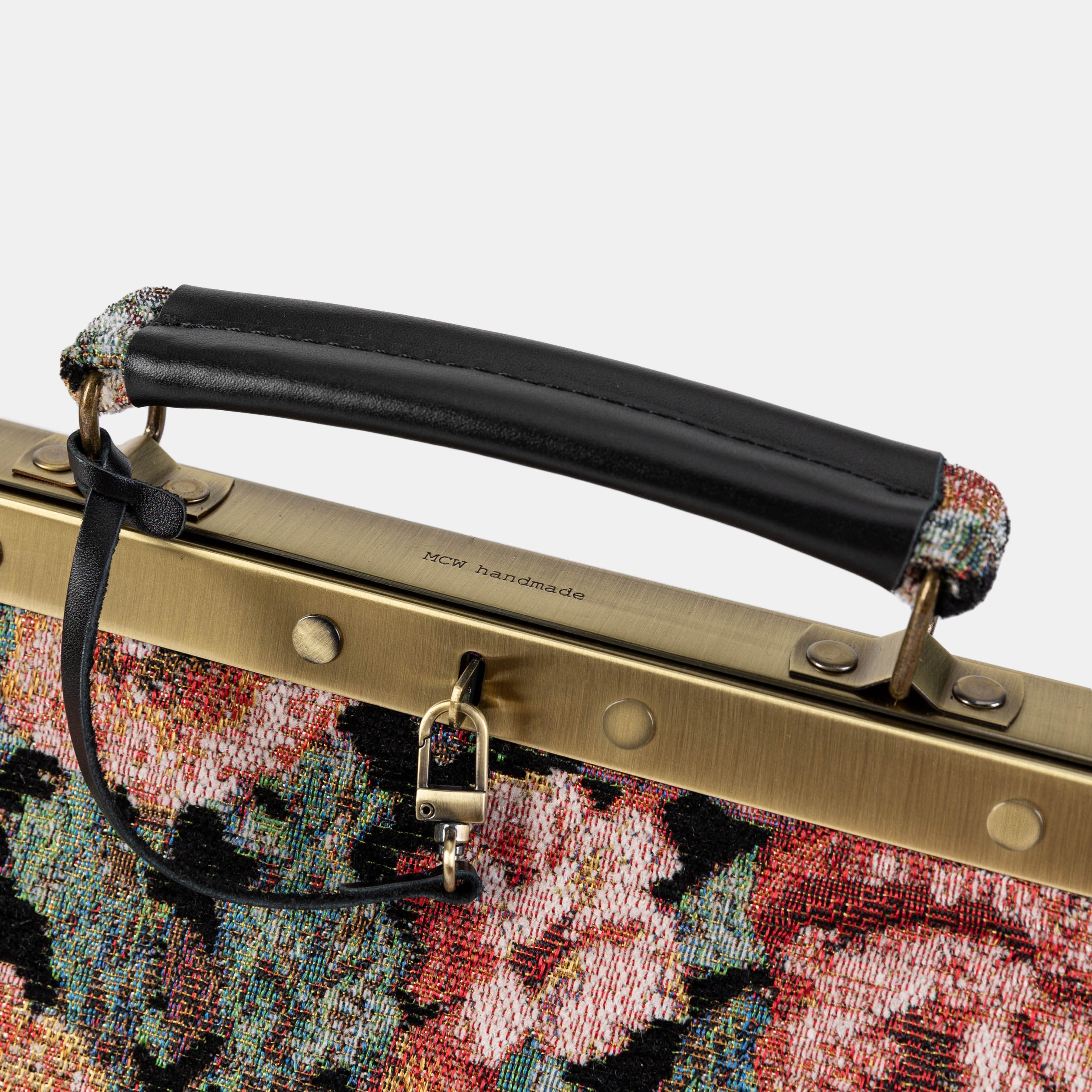 Floral Rose Celine Carpet Gladstone Bag of America logo