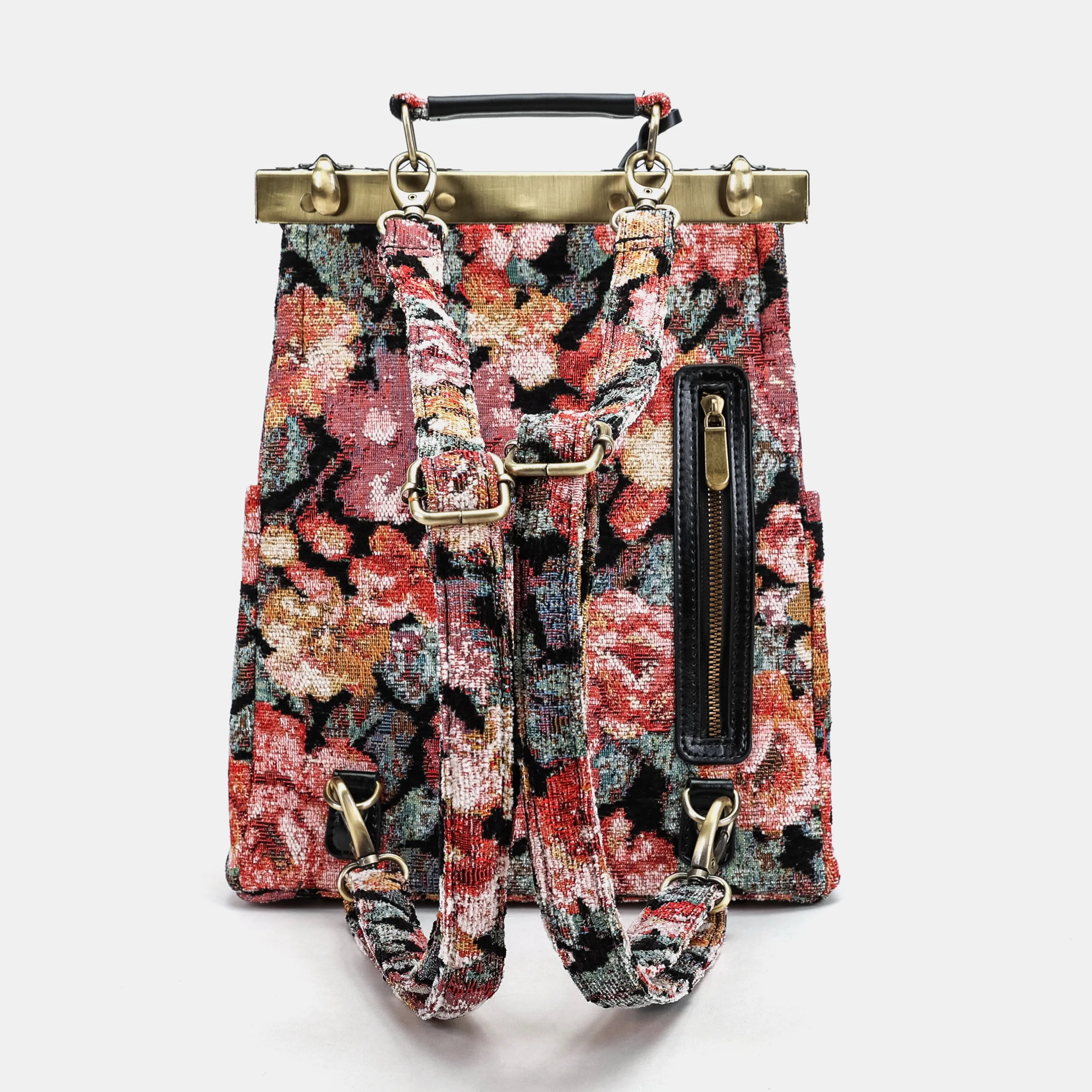 Floral Rose Helena Carpet Gladstone Backpack of America back