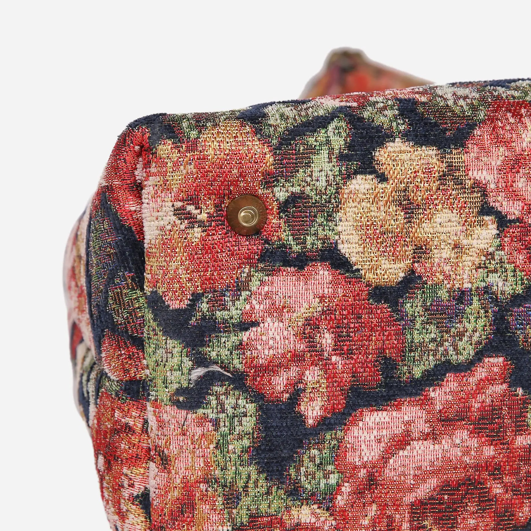 Floral Rose Mary Poppins Weekender Carpet Bag of America bottom