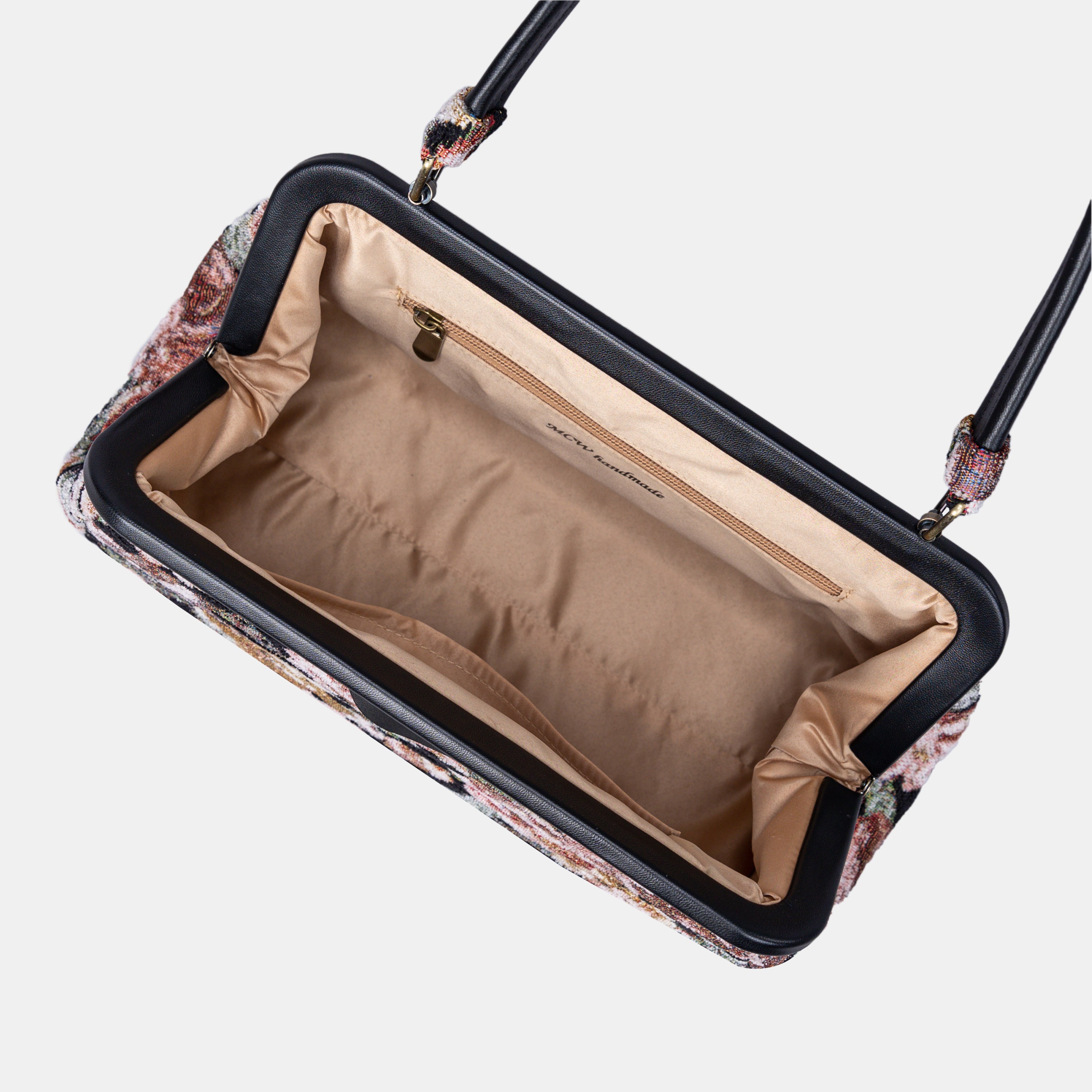 Floral Rose Shoulder Bag of America inside