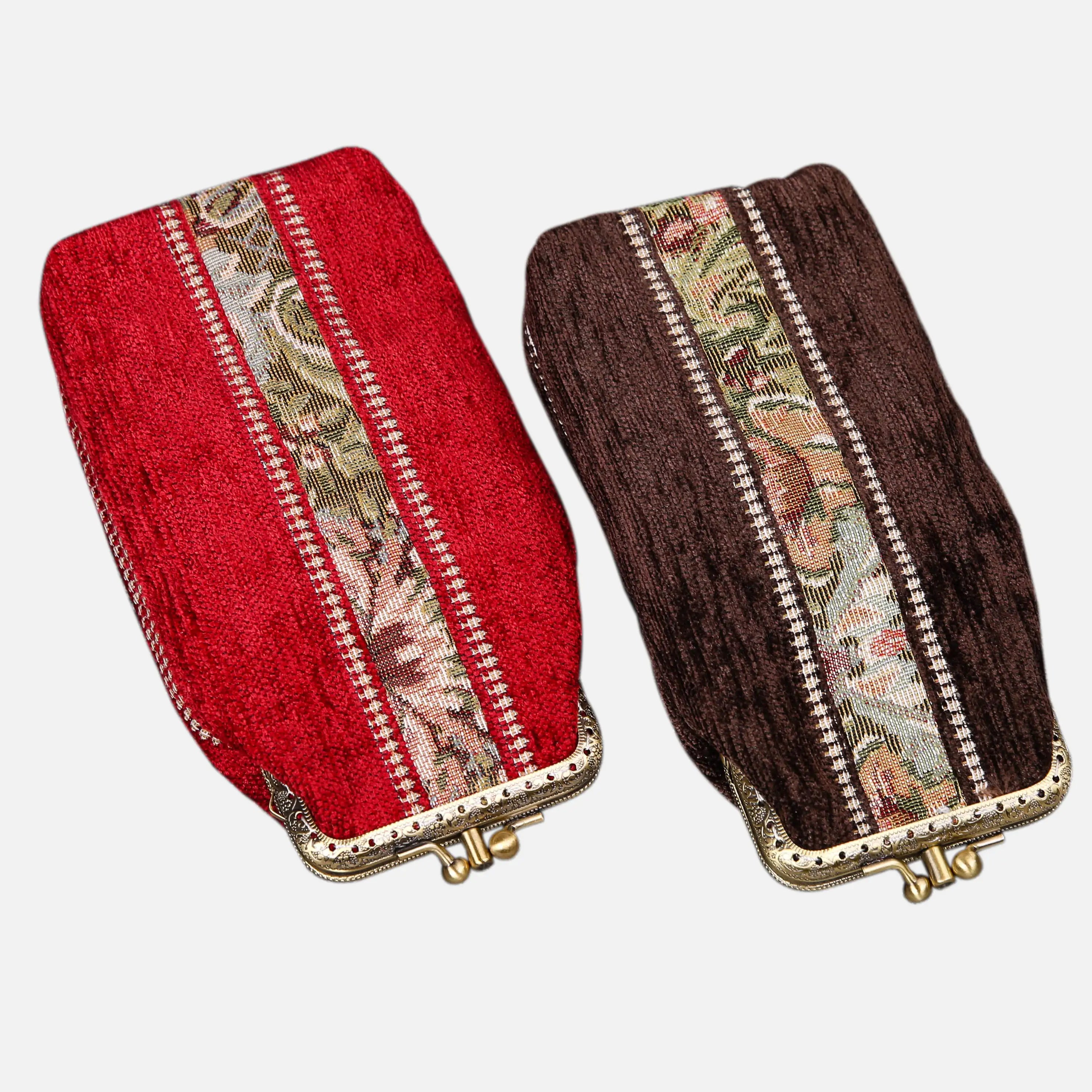 Floral Stripes Carpet Eyeglasses Case of America main