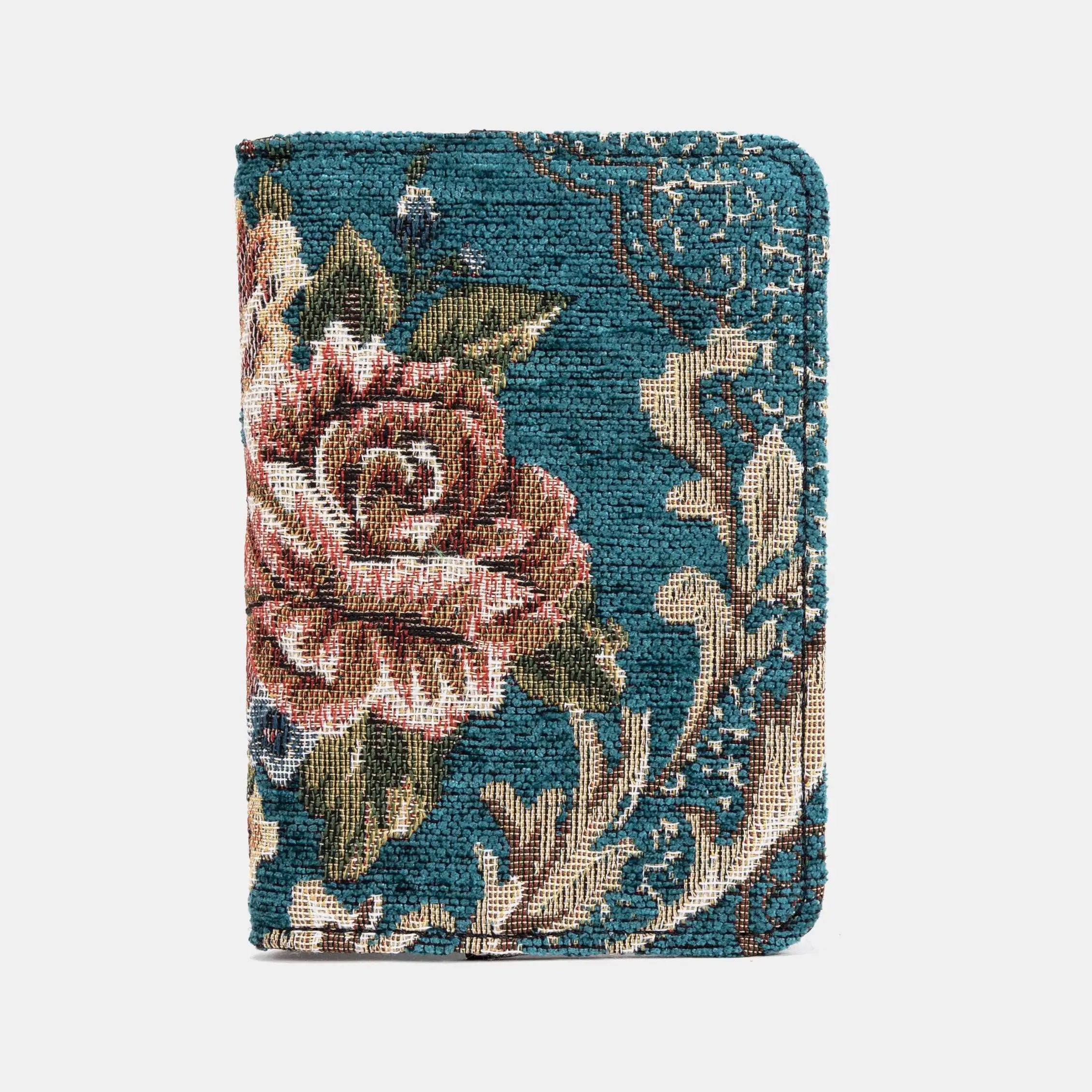 Floral Teal Passport Cover of America main