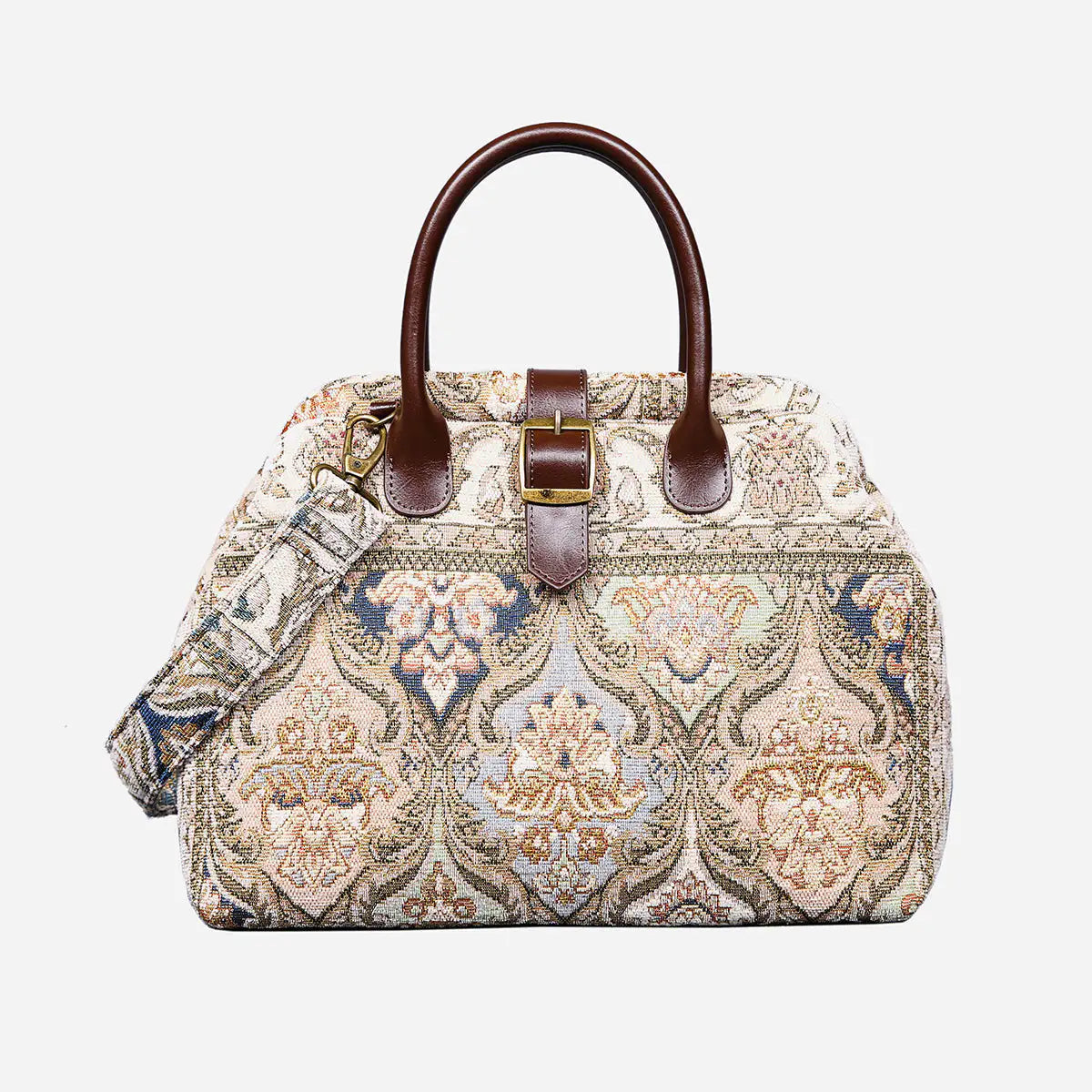 Golden Age Beige Carpet Handbag Purse carpet bag MCW Handmade main