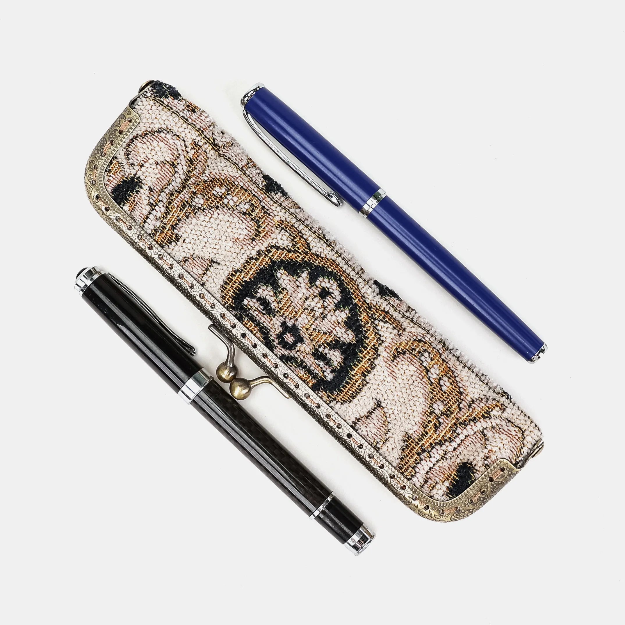 Golden Age Navy Duo Pen Case Carpetbag of America primary