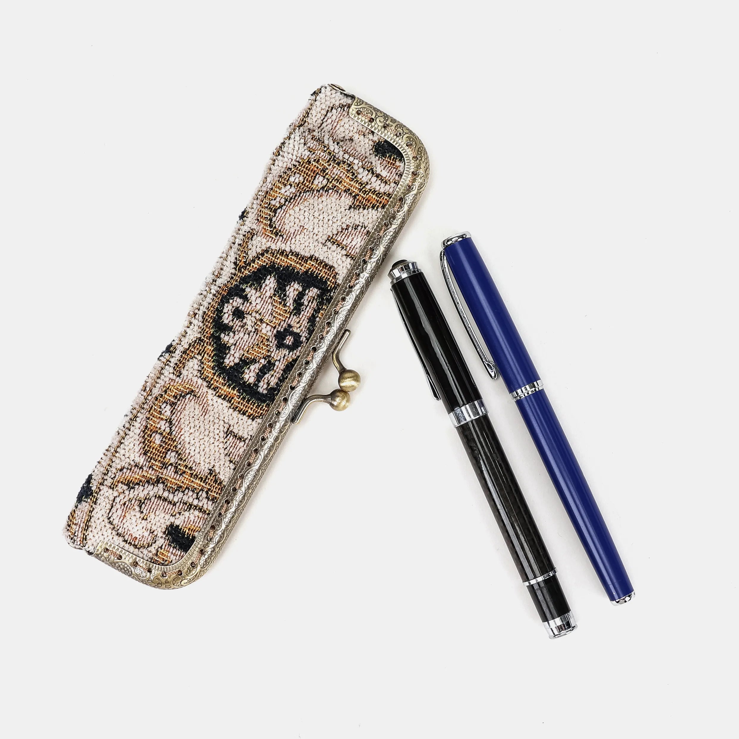 Golden Age Navy Duo Pen Case Carpetbag of America main