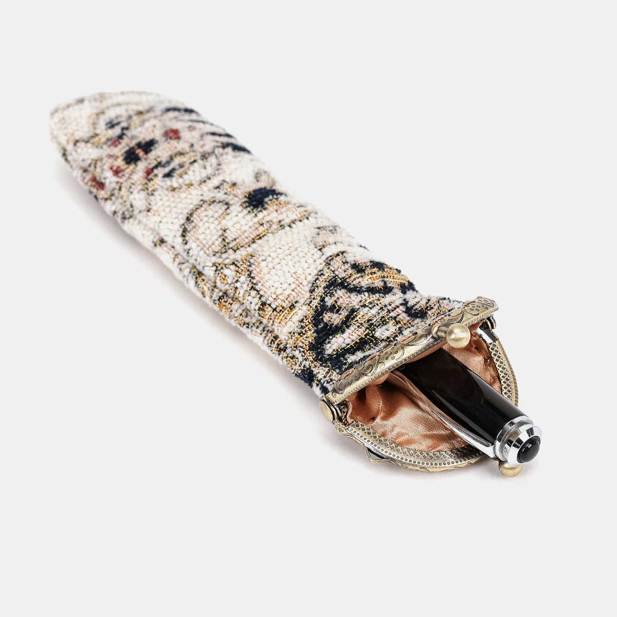 Golden Age Navy Solo Pen Case Carpetbag of America in use