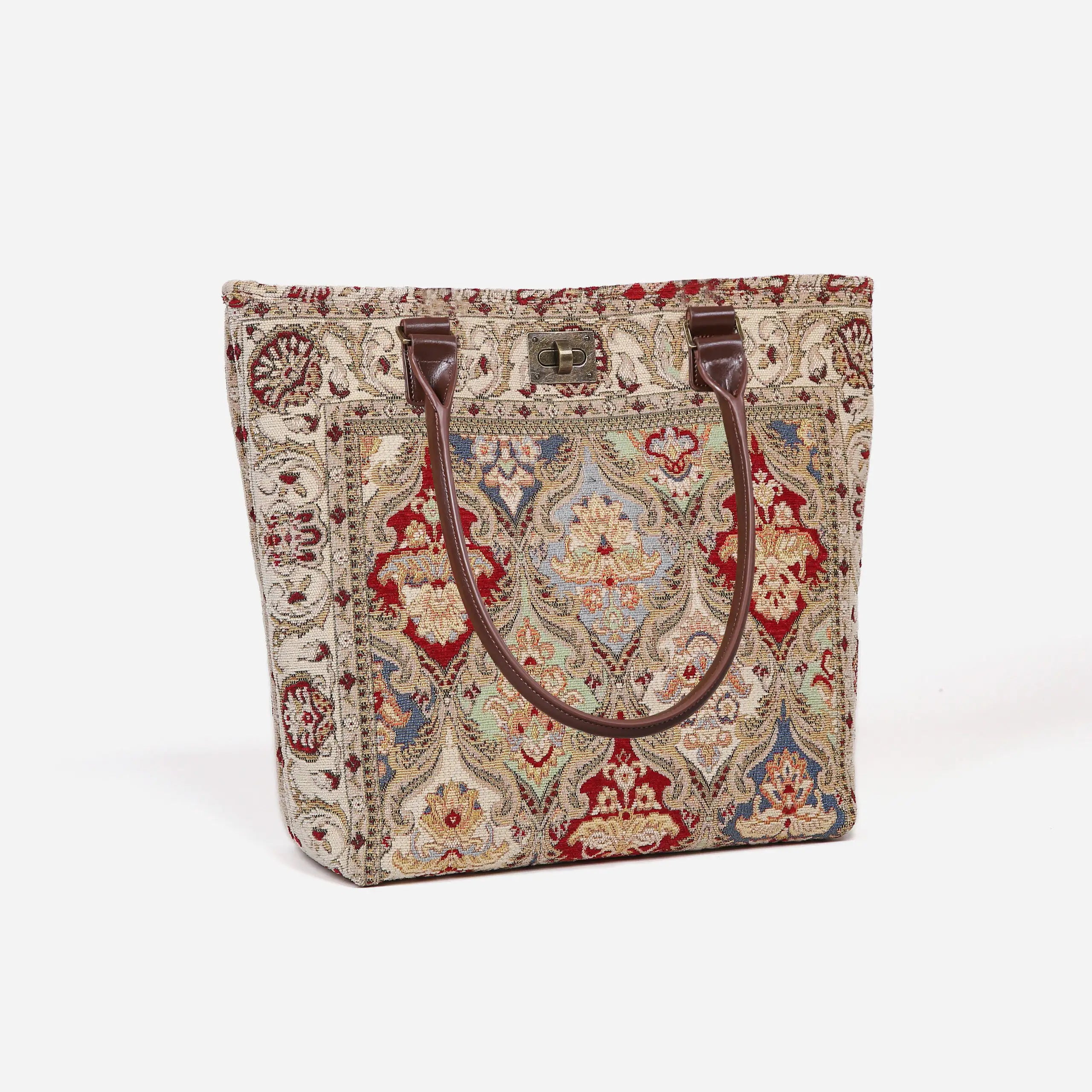 Golden Age Red Carpet Tote Shopper Carpetbag of America front
