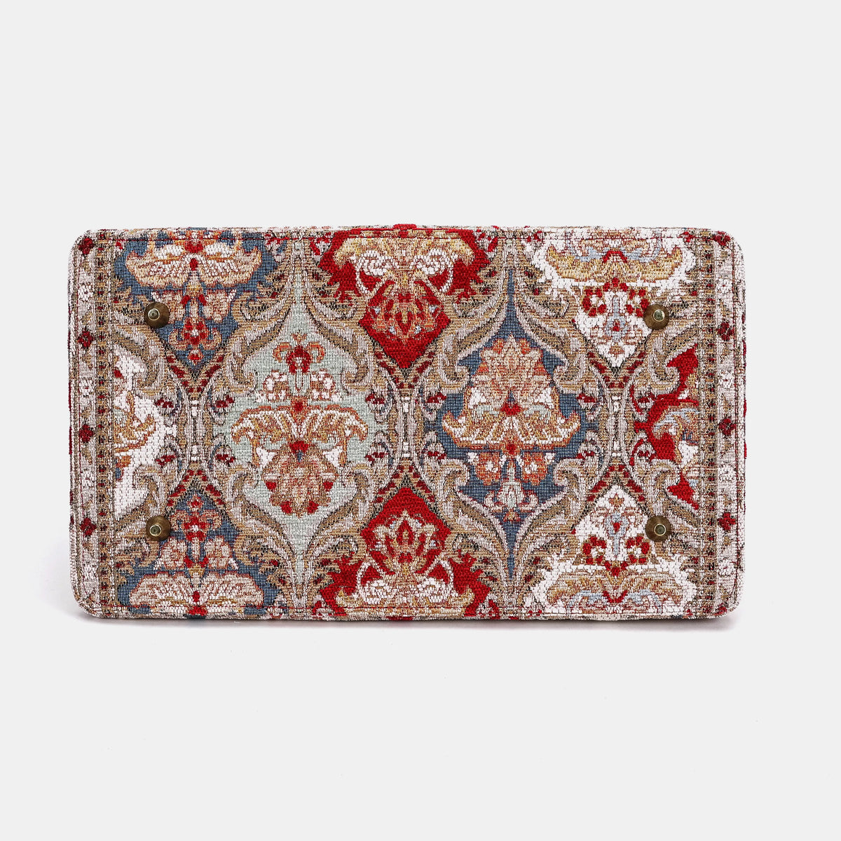Golden Age Red Celine Carpet Gladstone Bag of America bottom