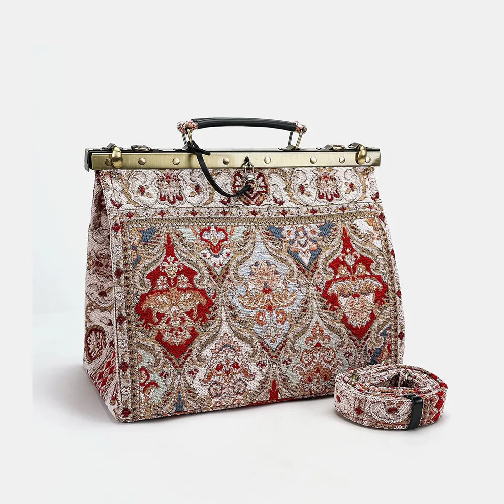 Golden Age Red Celine Carpet Gladstone Bag of America main