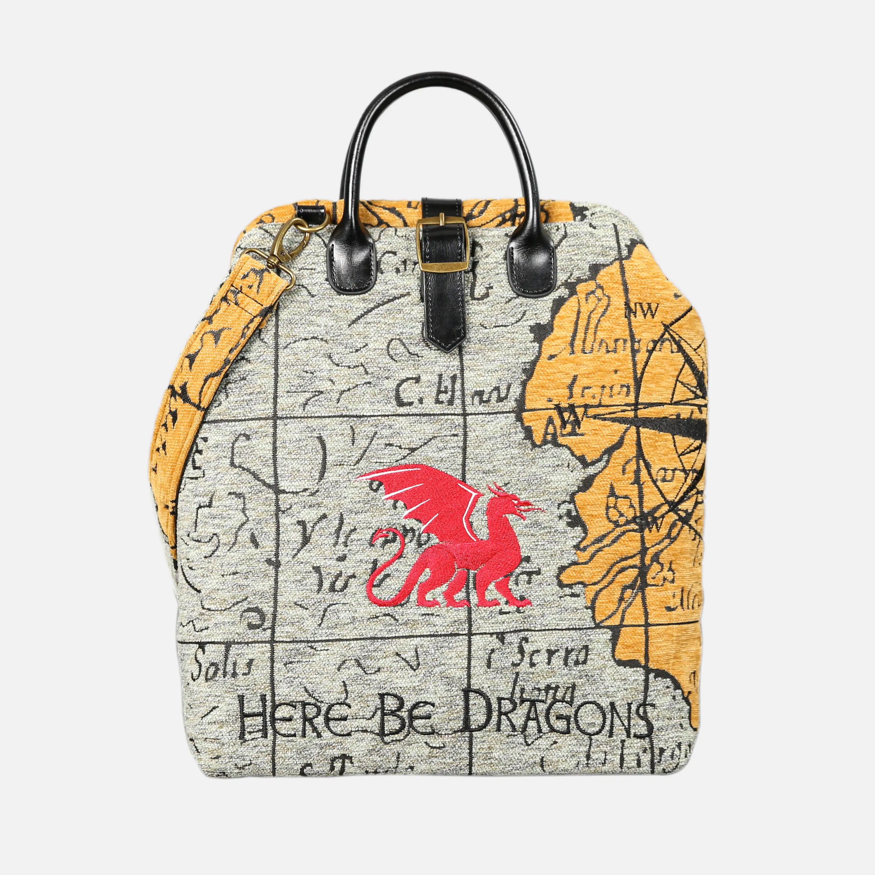 Here Be Dragons Carpet Laptop Backpack Carpetbag of America main