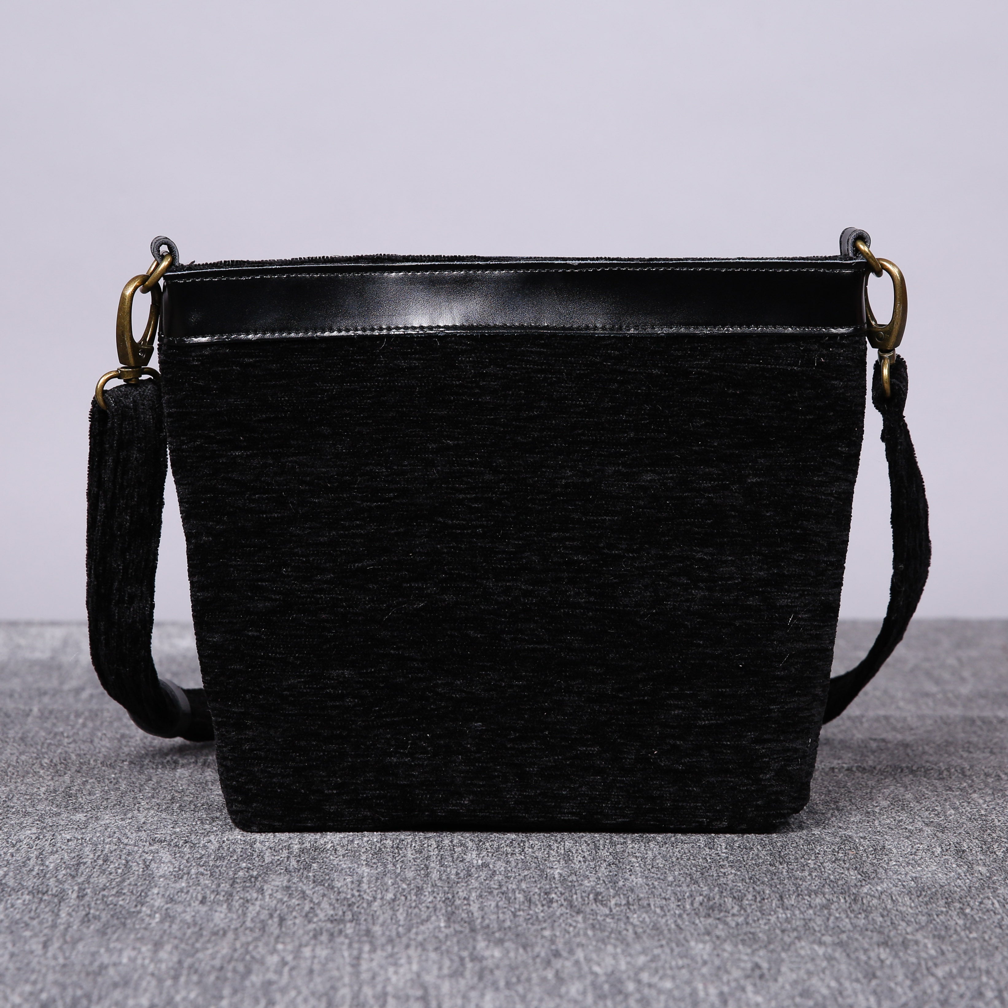 Luxury Monogrammed Black Butterfly Crossbody Bag (Logo) of America back