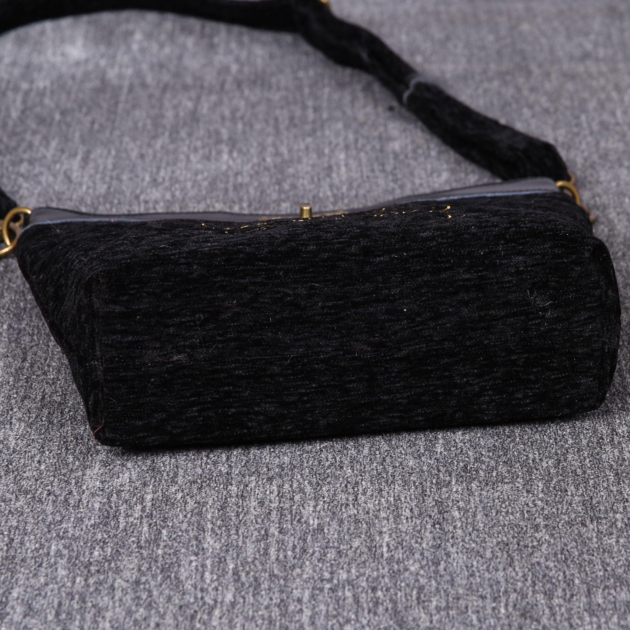 Luxury Monogrammed Black Butterfly Crossbody Bag (Two Names ) bottom