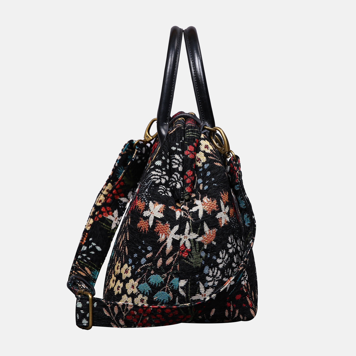 Night Garden Carpet Handbag Purse carpet bag MCW Handmade of America side