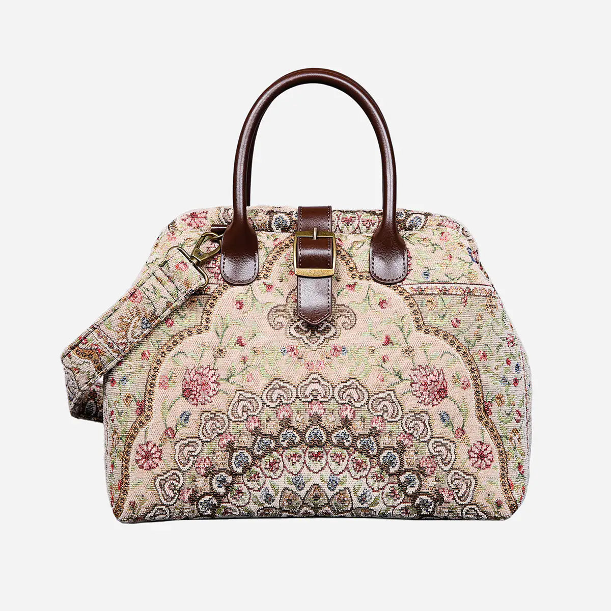 Oriental Beige Carpet Handbag Purse of America main