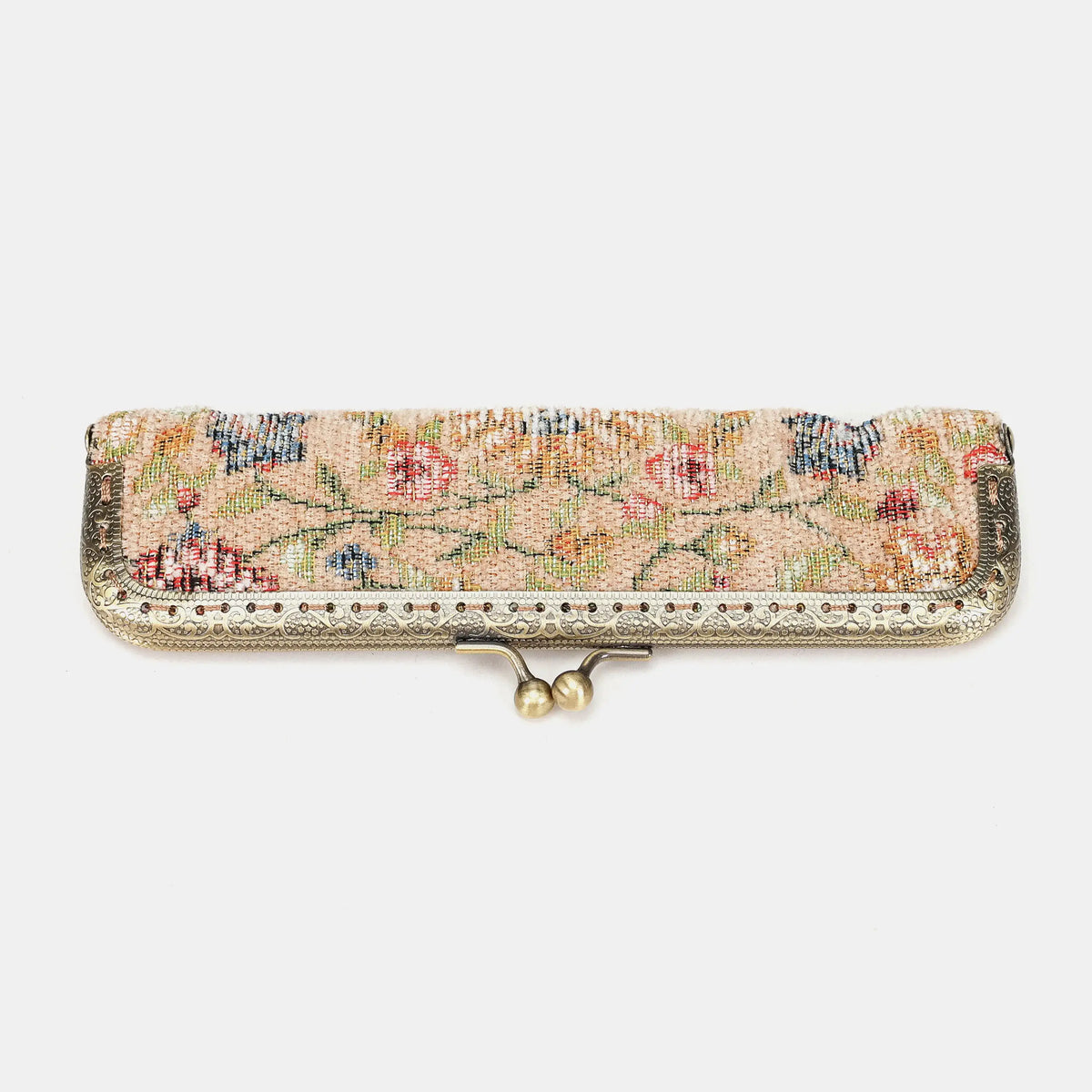 Oriental Beige Duo Pen Case Carpetbag of America front
