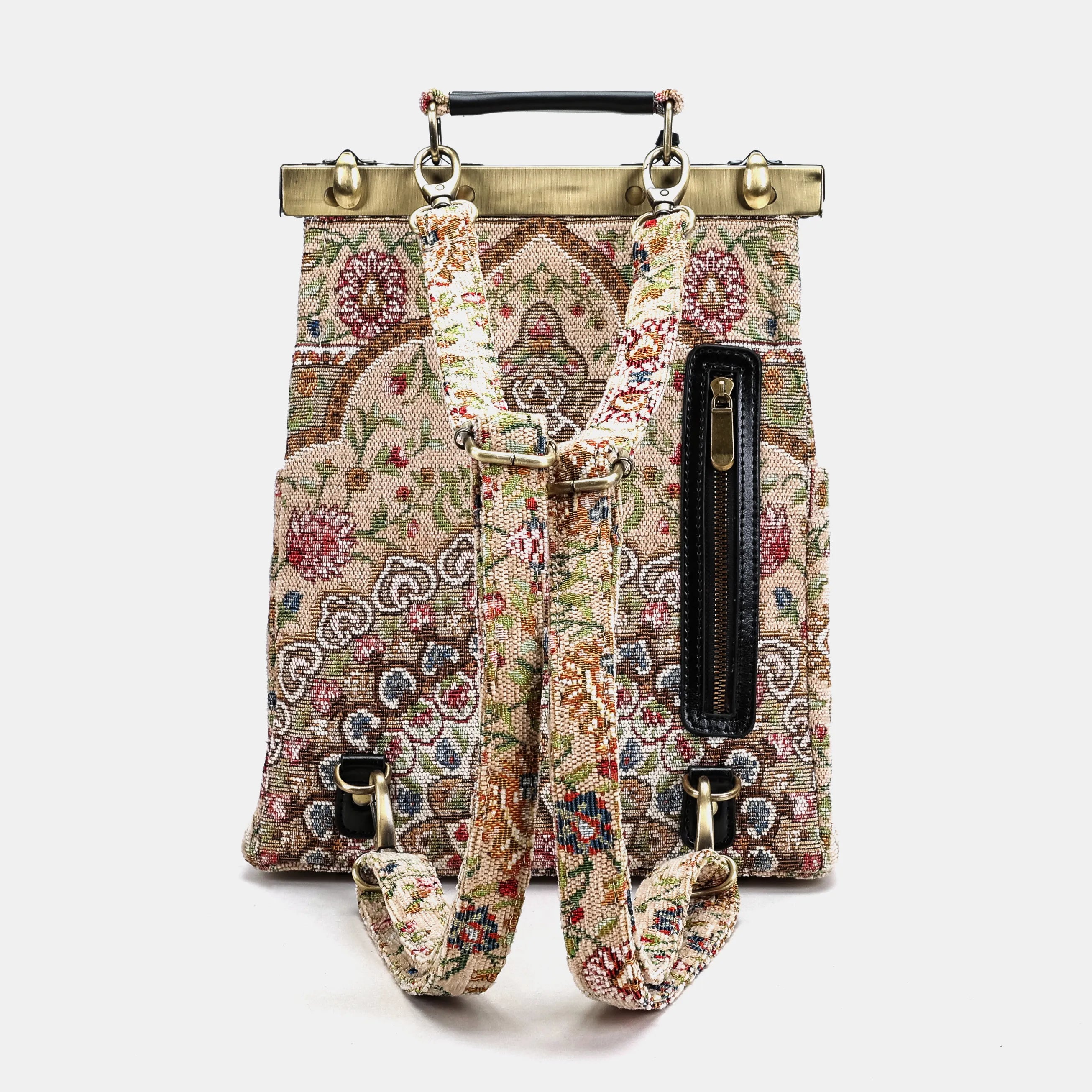 Oriental Beige Helena Carpet Gladstone Backpack of America back