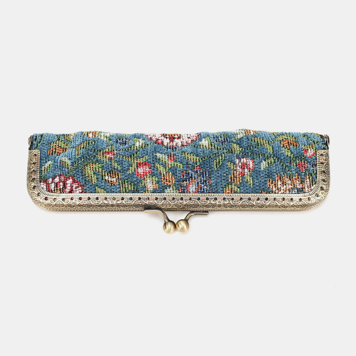 Oriental Blue Duo Pen Case Carpetbag of America main