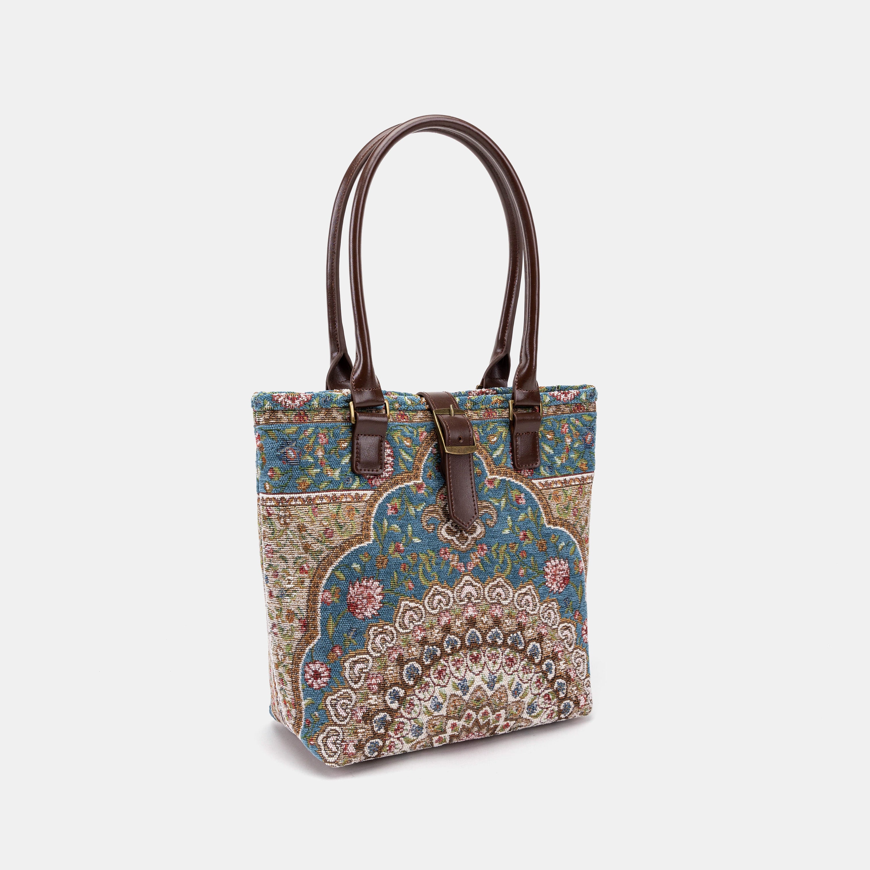 Oriental Blue Everyday Tote of America front side