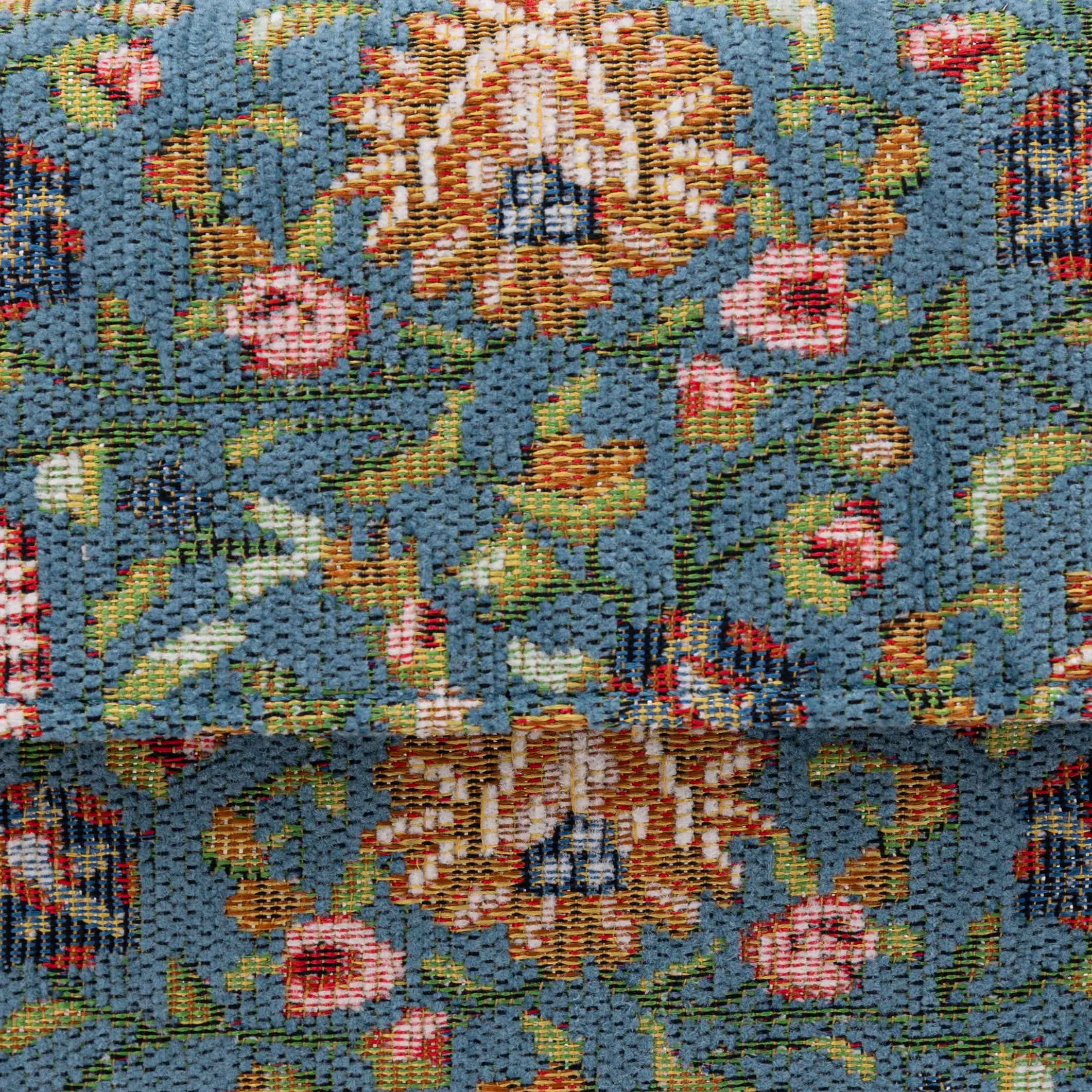 Oriental Blue Flap Crossbody Bag of America DETAIL