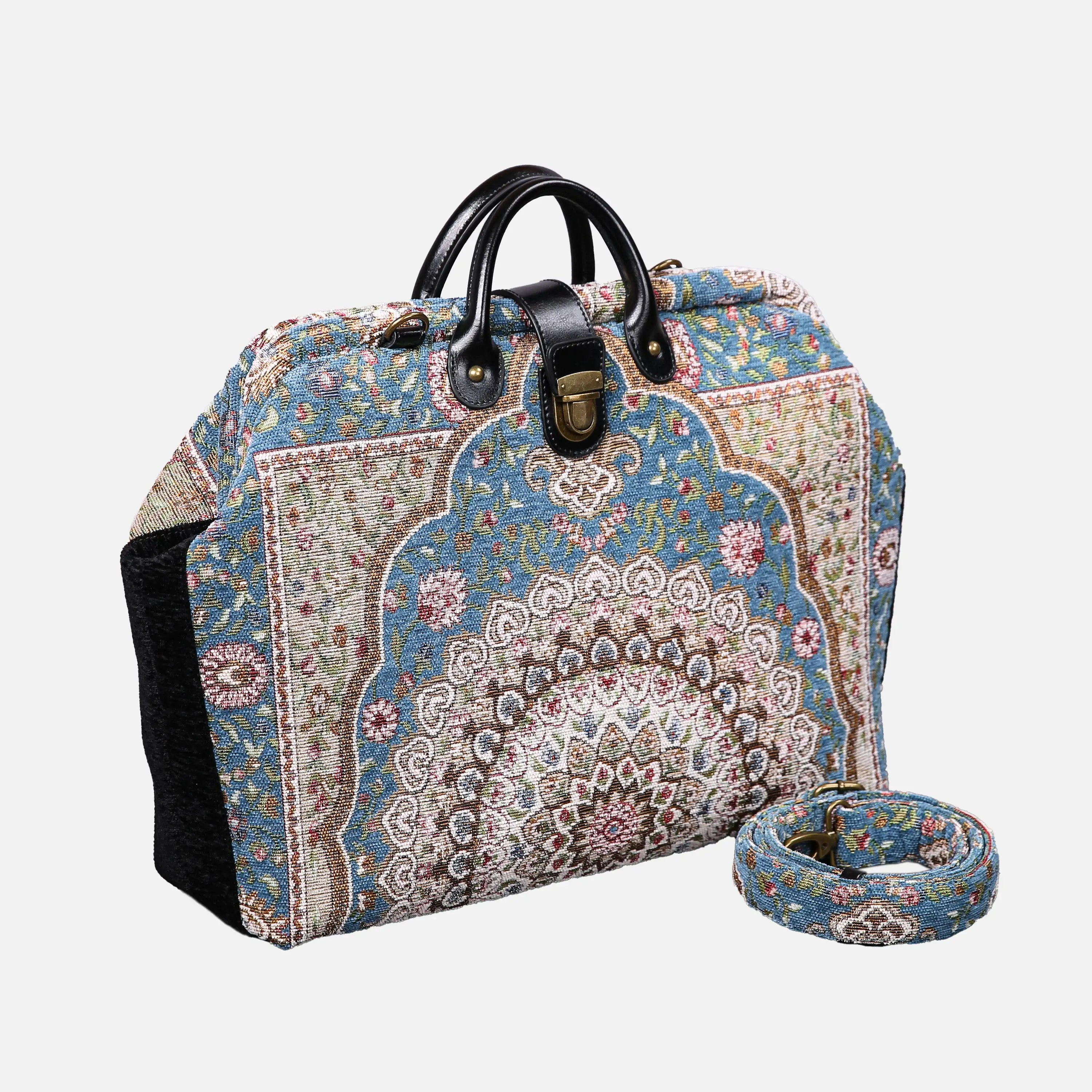 Oriental Blue Laptop Work Bag of America with shoulder strap