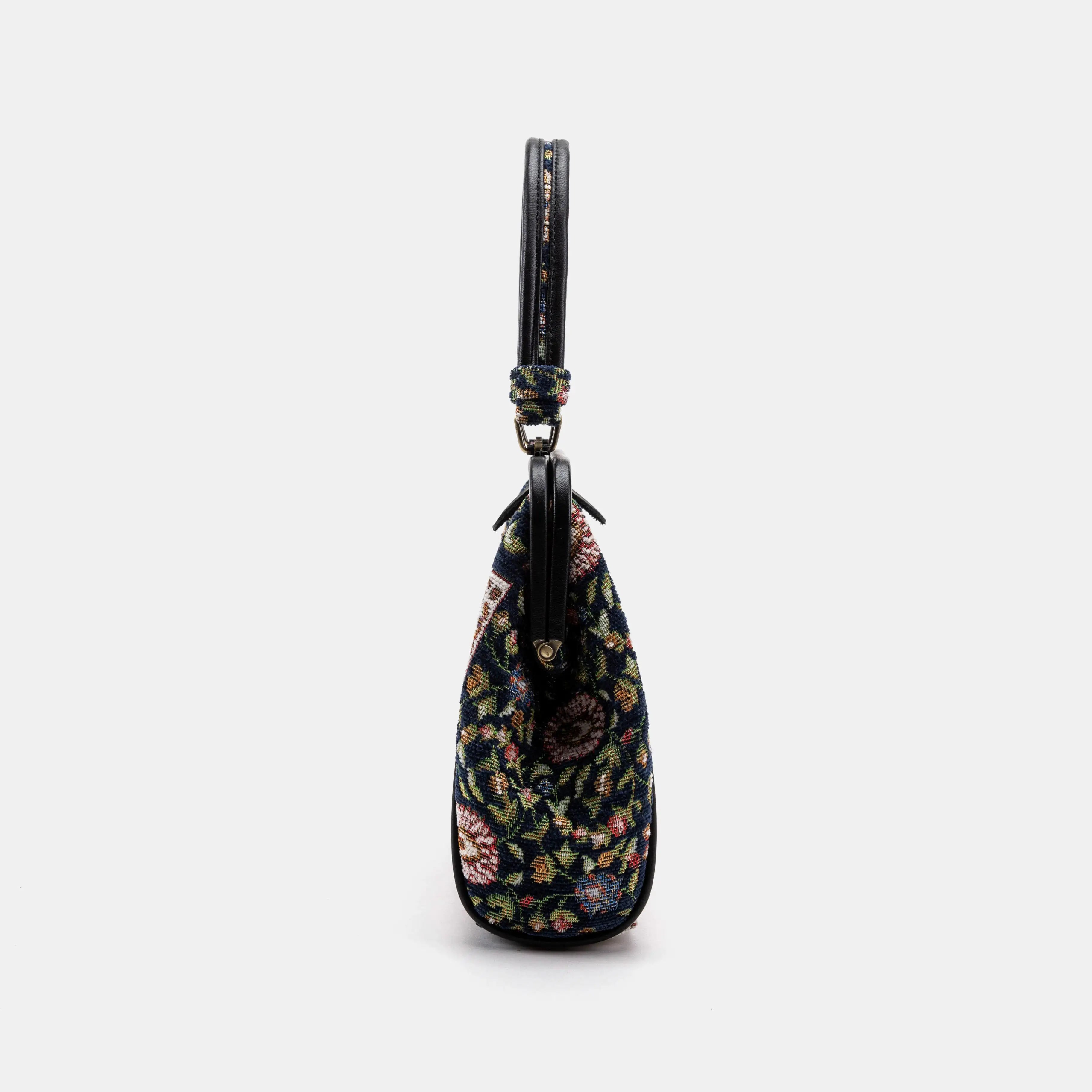 Oriental Navy Alma Satchel side