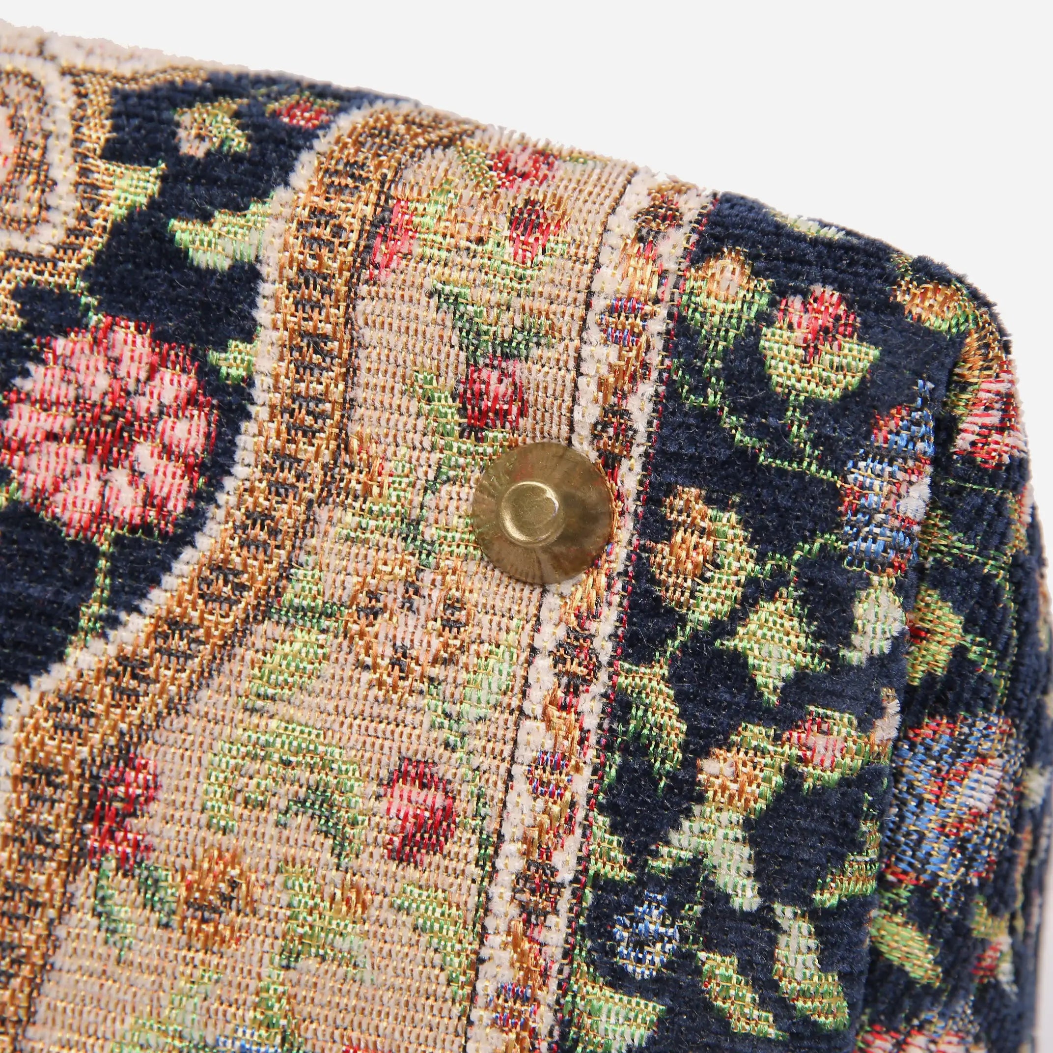 Oriental Navy Mary Poppins Weekender Carpetbag of America bottom