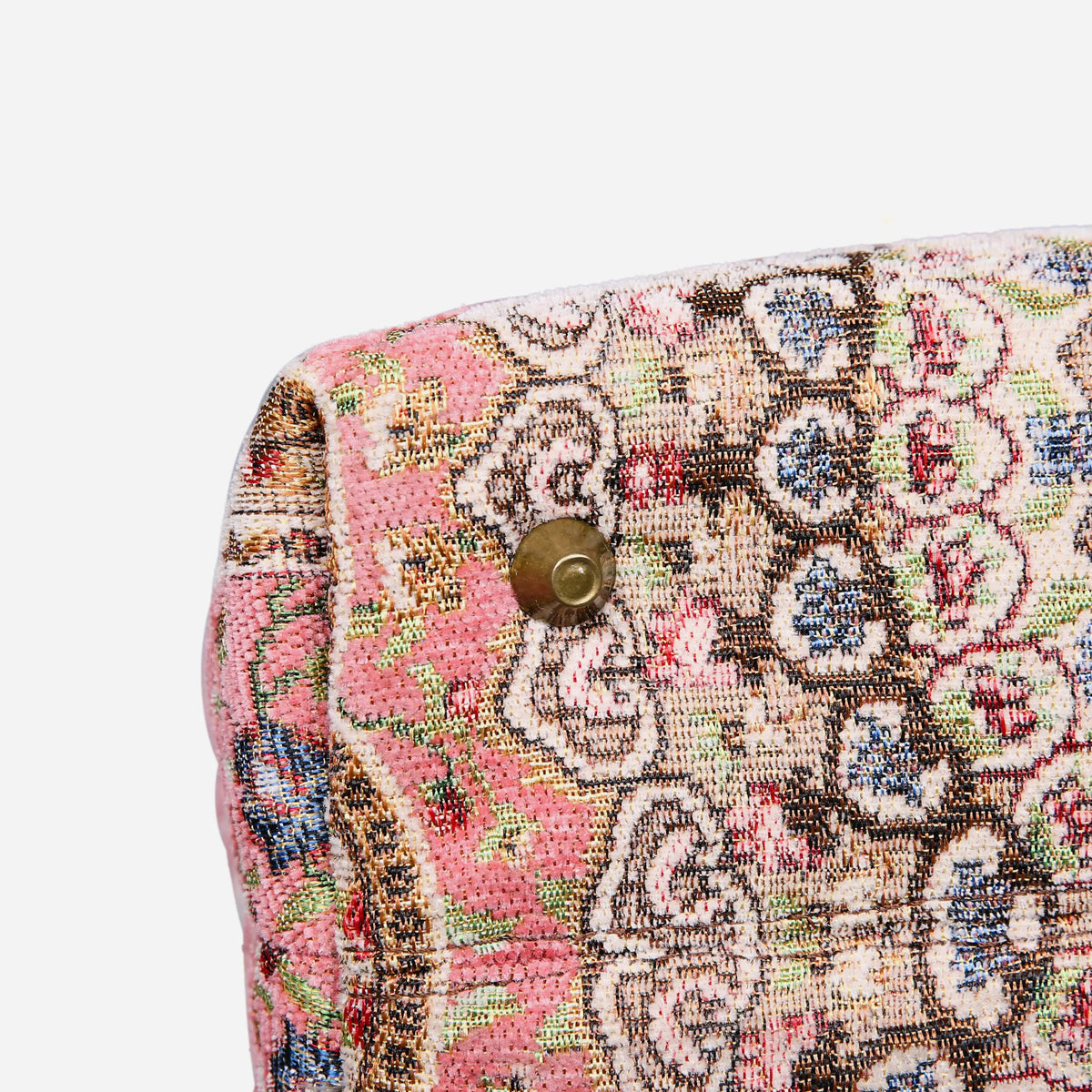 Oriental Pink Carpet Handbag Purse carpet bag MCW Handmade bottom