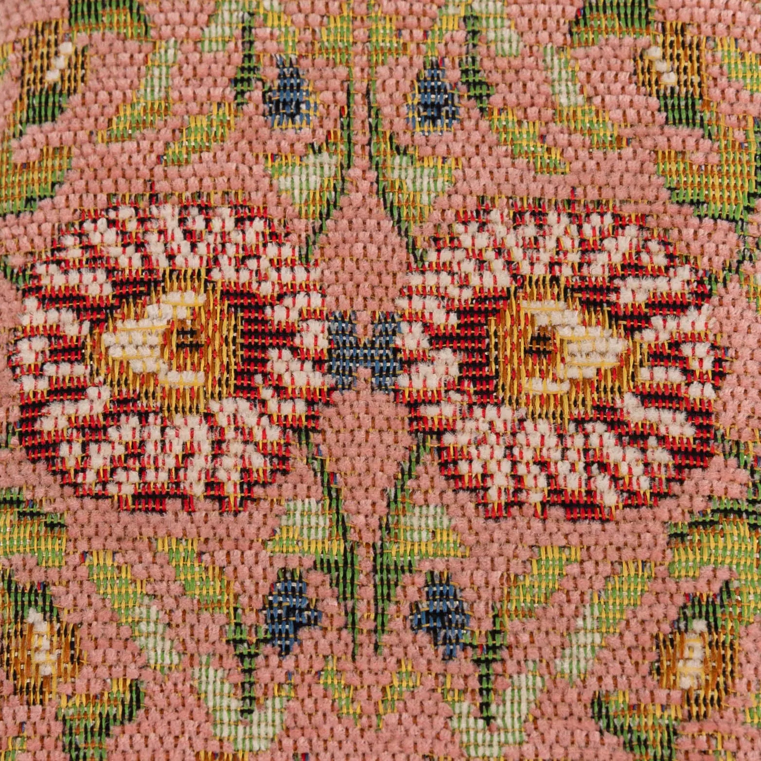 Oriental Pink Checkbook Cover of America detail
